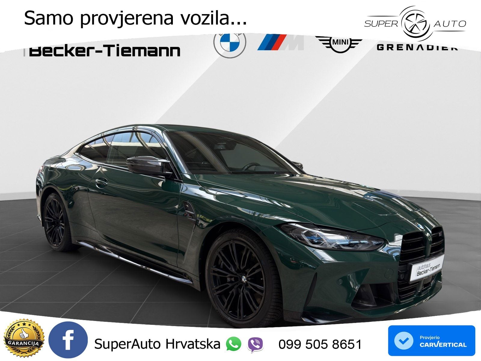 BMW M4 Competition 3.0 (510 KS) xDrive Steptronic LED+GR SJED+ACC