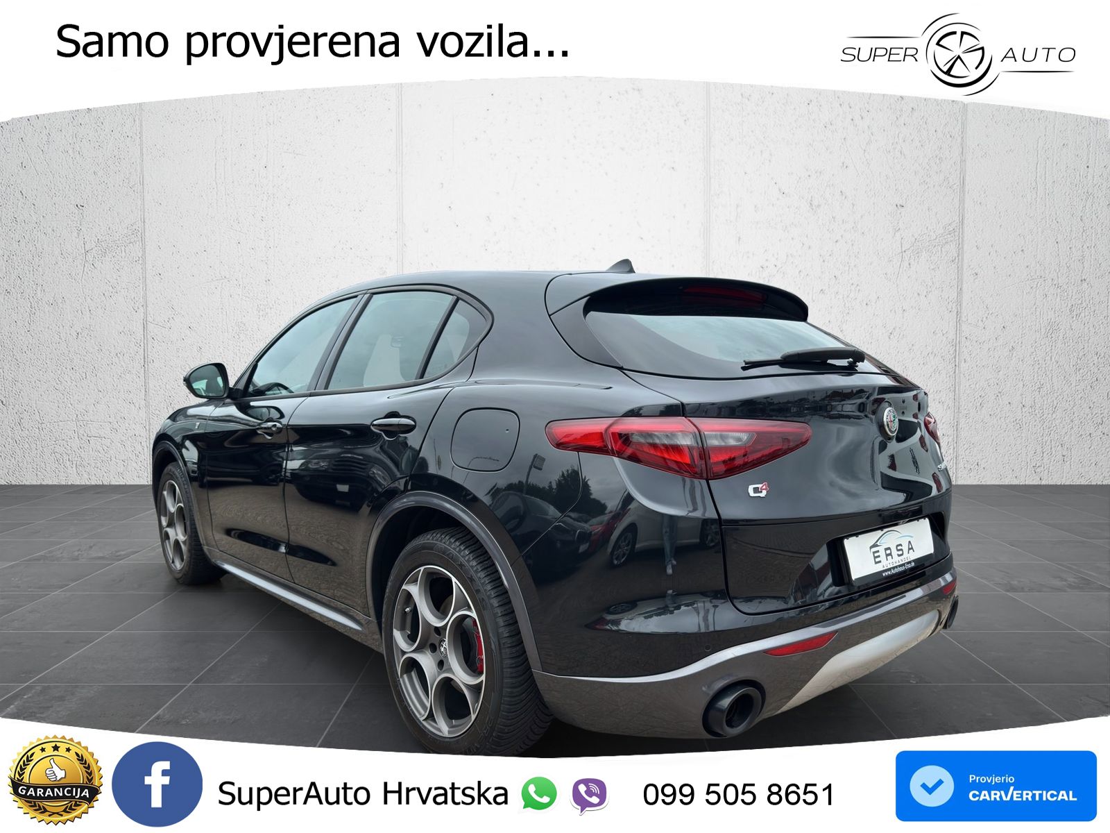 Alfa Romeo Stelvio 2.0 Turbo (280 KS) Q4 Automatic LED+GR SJED+ACC