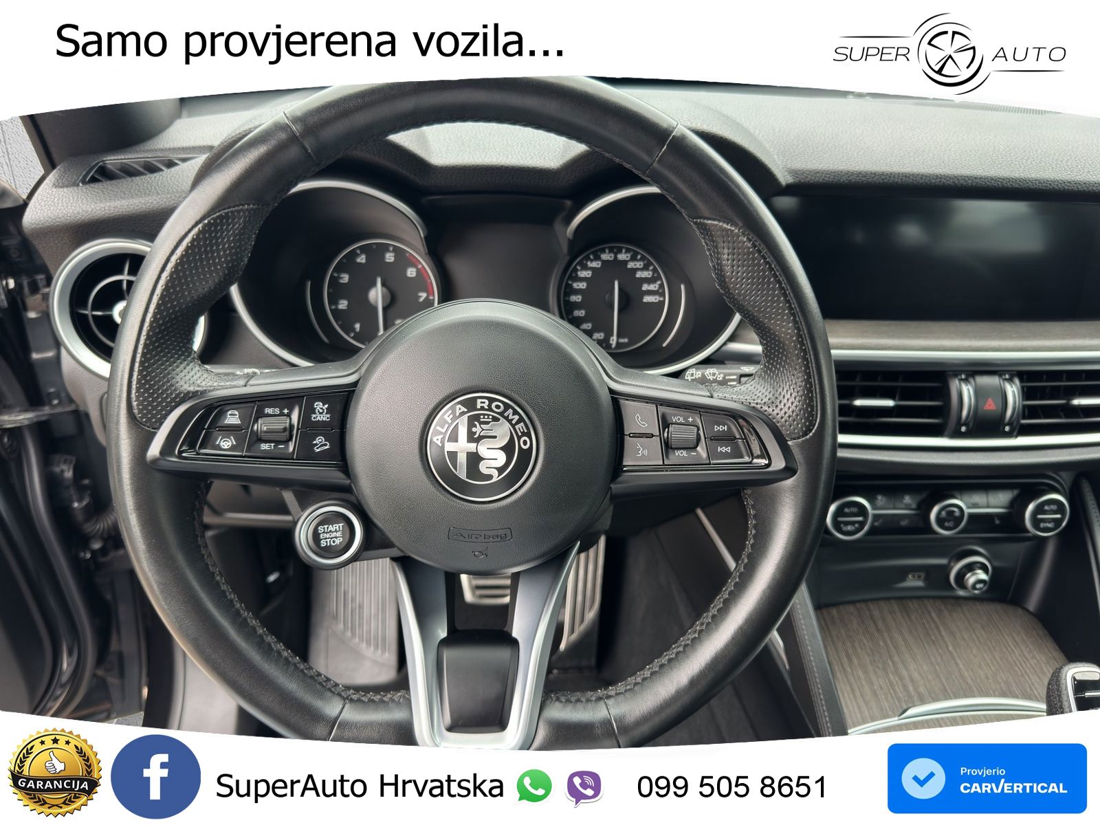 Alfa Romeo Stelvio 2.0 Turbo (280 KS) Q4 Automatic LED+GR SJED+ACC