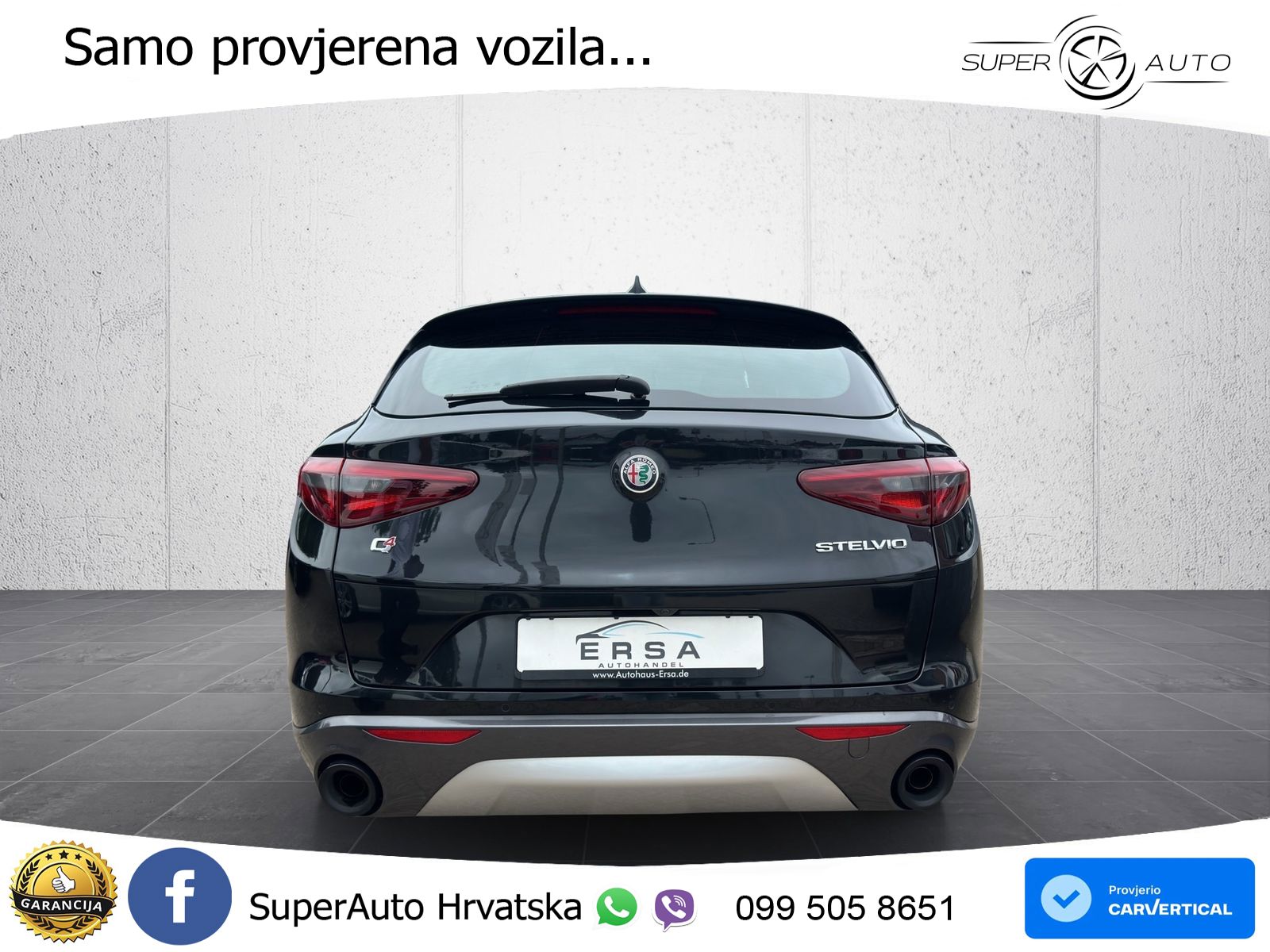 Alfa Romeo Stelvio 2.0 Turbo (280 KS) Q4 Automatic LED+GR SJED+ACC