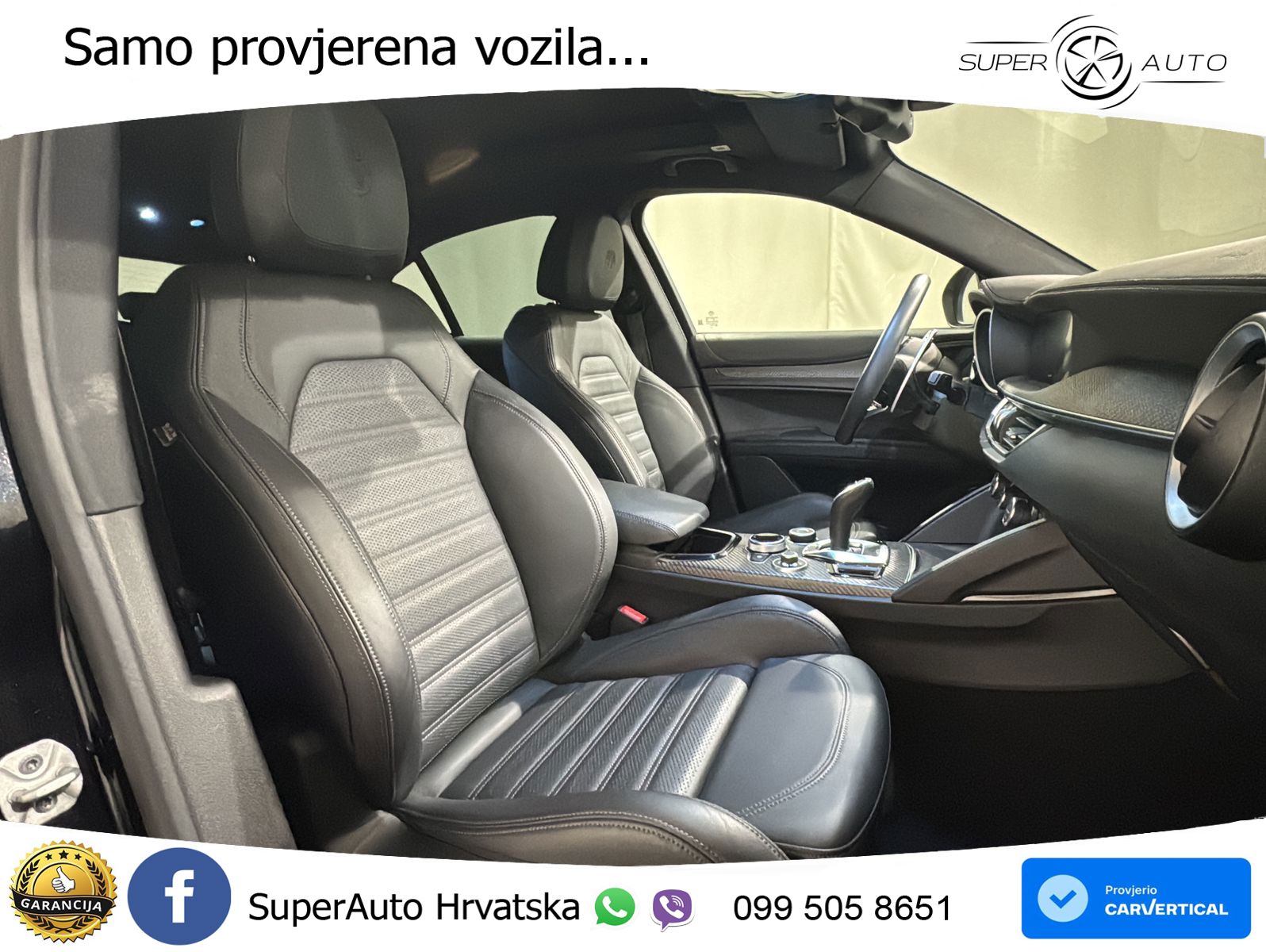 Alfa Romeo Stelvio Quadrifoglio 2.9 V6 Bi-Turbo (520 KS) Q4 Automatic LED+GR SJED+ACC