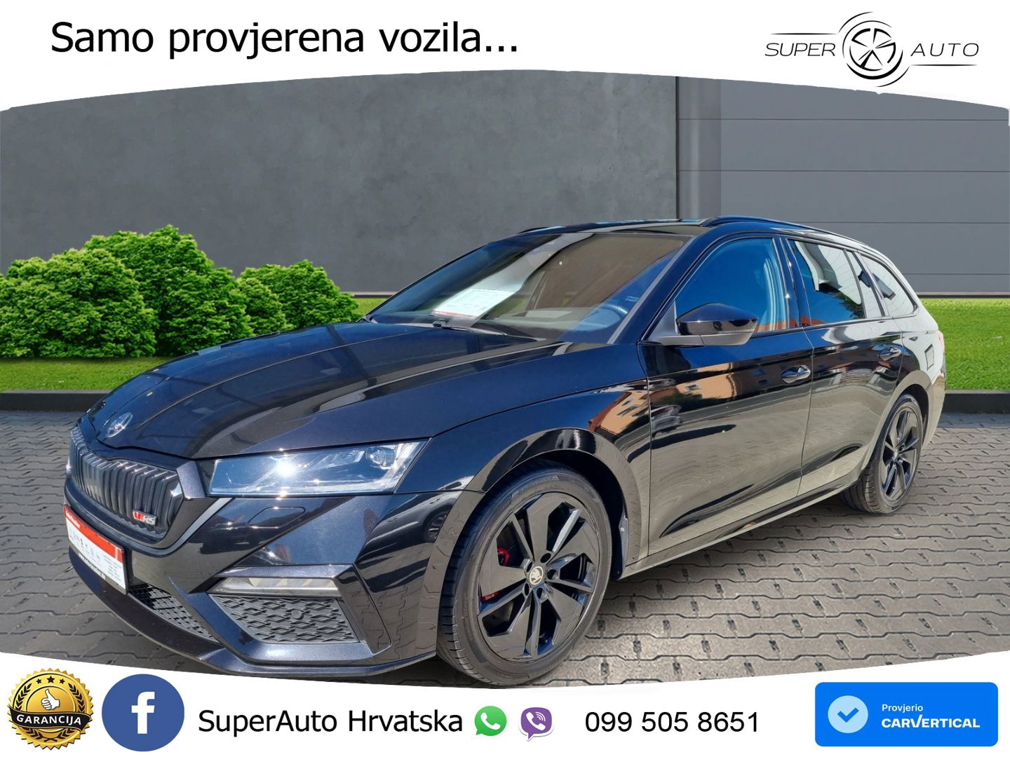 Škoda Octavia Combi RS 2.0 TDI (200 KS) 4x4 DSG LED+GR SJED+ACC