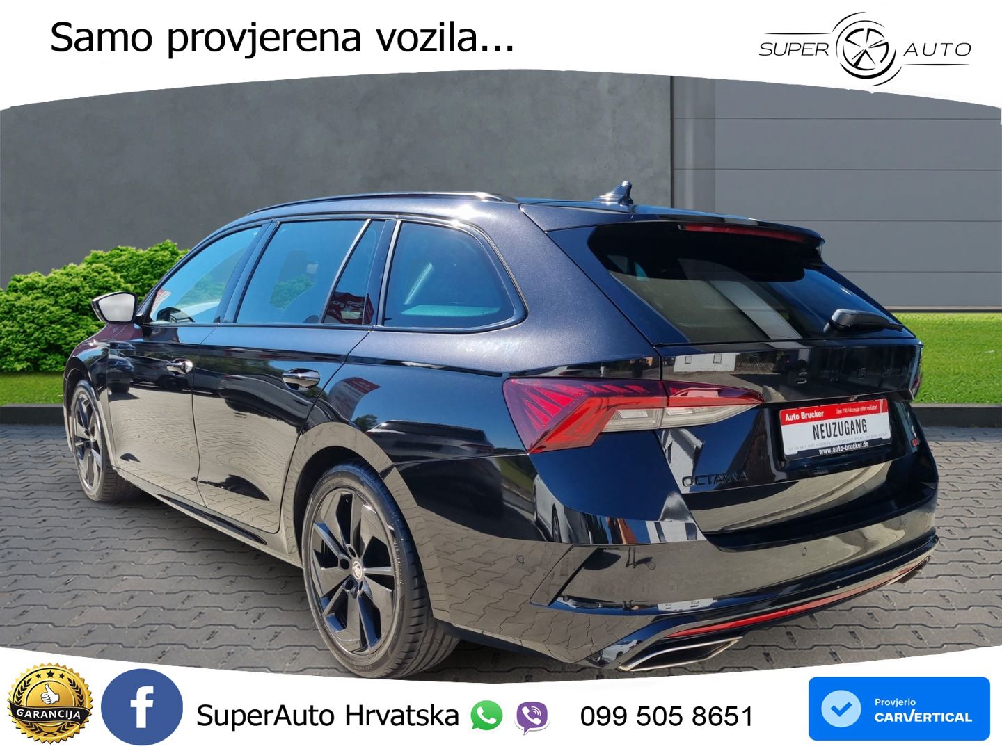 Škoda Octavia Combi RS 2.0 TDI (200 KS) 4x4 DSG LED+GR SJED+ACC