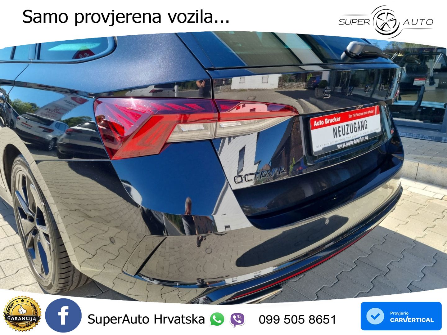 Škoda Octavia Combi RS 2.0 TDI (200 KS) 4x4 DSG LED+GR SJED+ACC