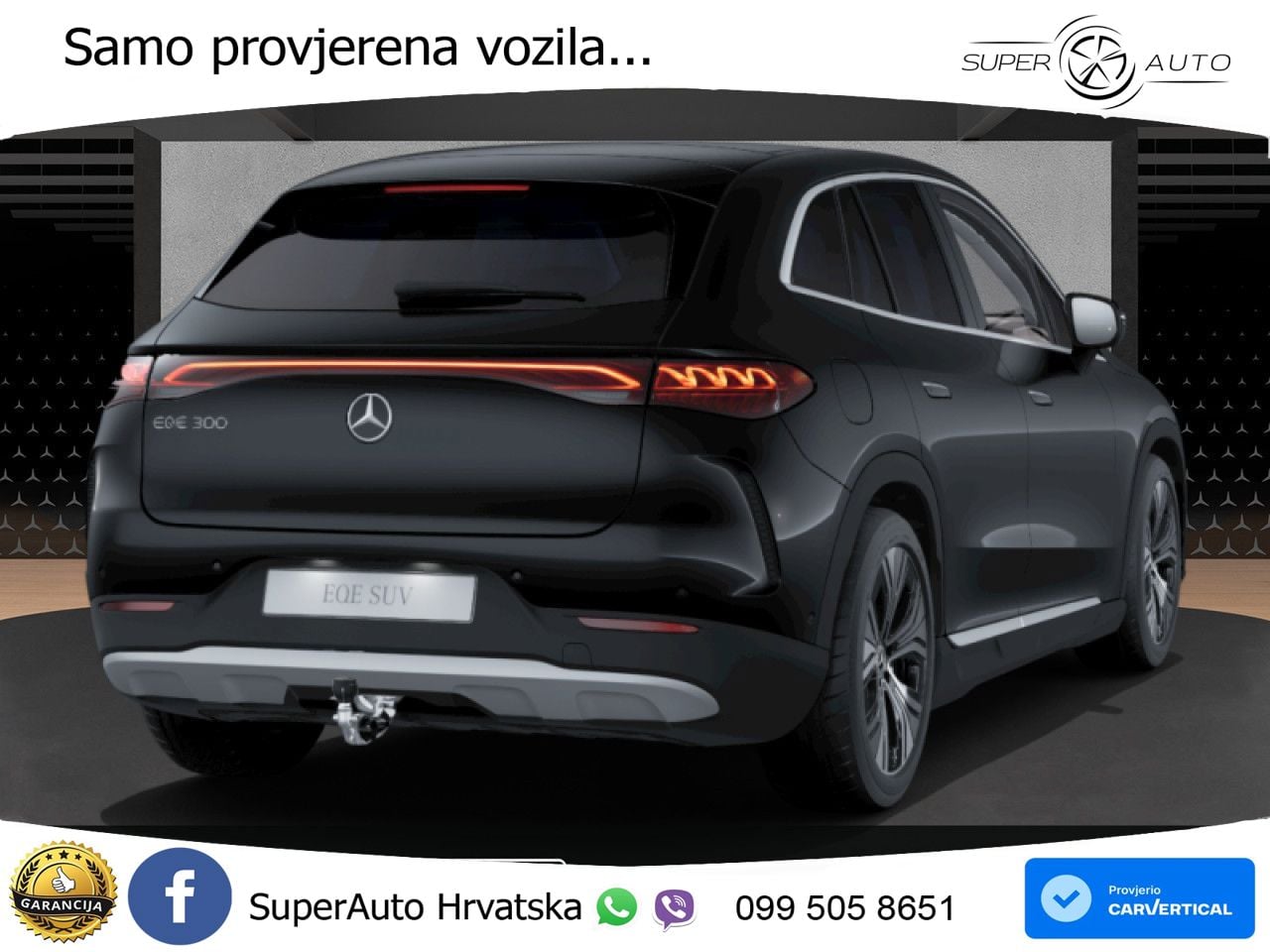 Mercedes EQE SUV 300 100 kWh (265 KS) LED+GR SJED+ACC