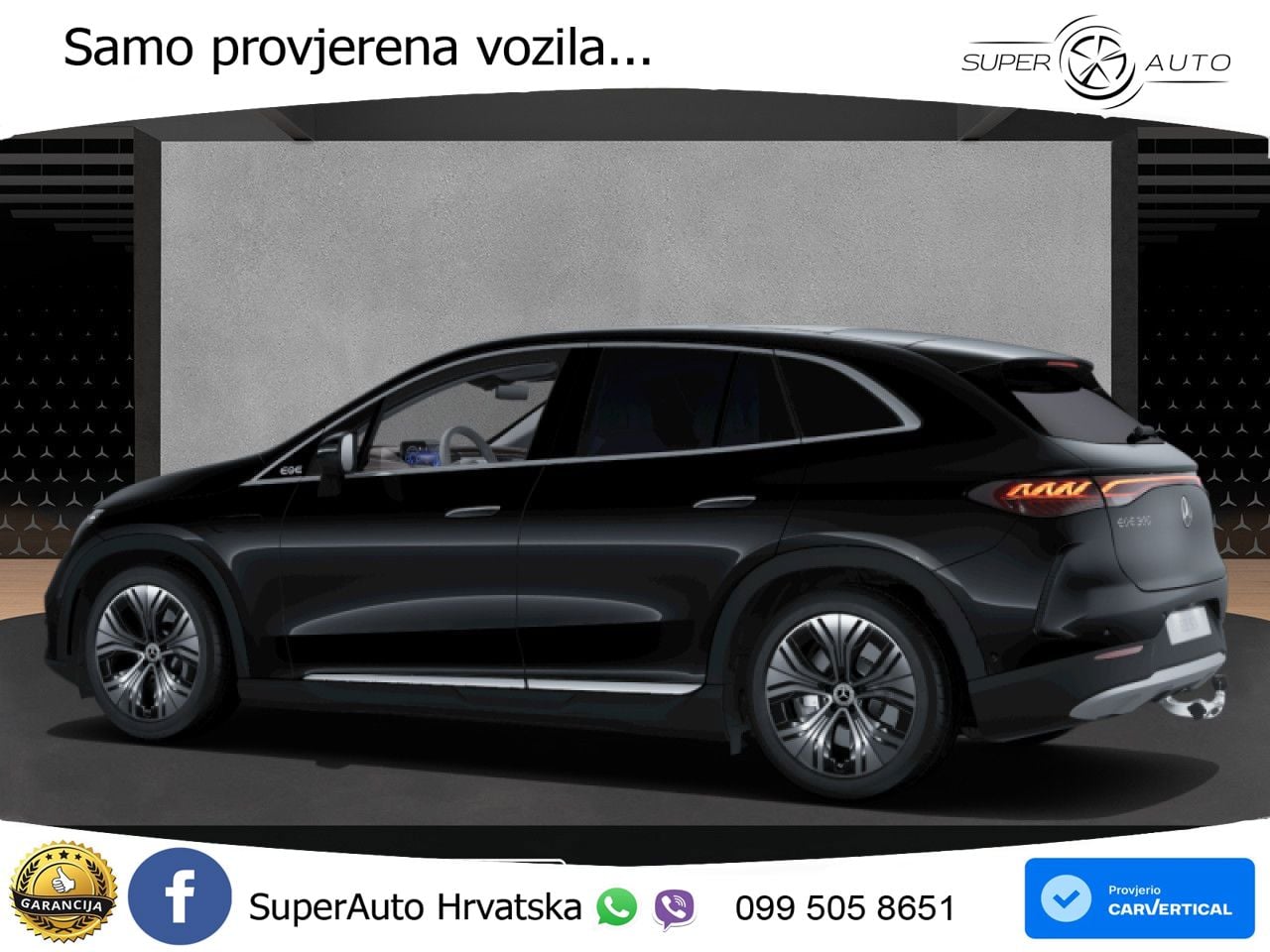 Mercedes EQE SUV 300 100 kWh (265 KS) LED+GR SJED+ACC