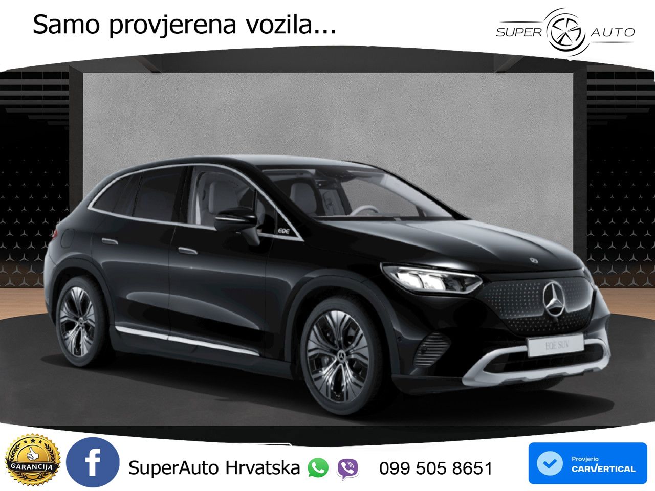 Mercedes EQE SUV 300 100 kWh (265 KS) LED+GR SJED+ACC
