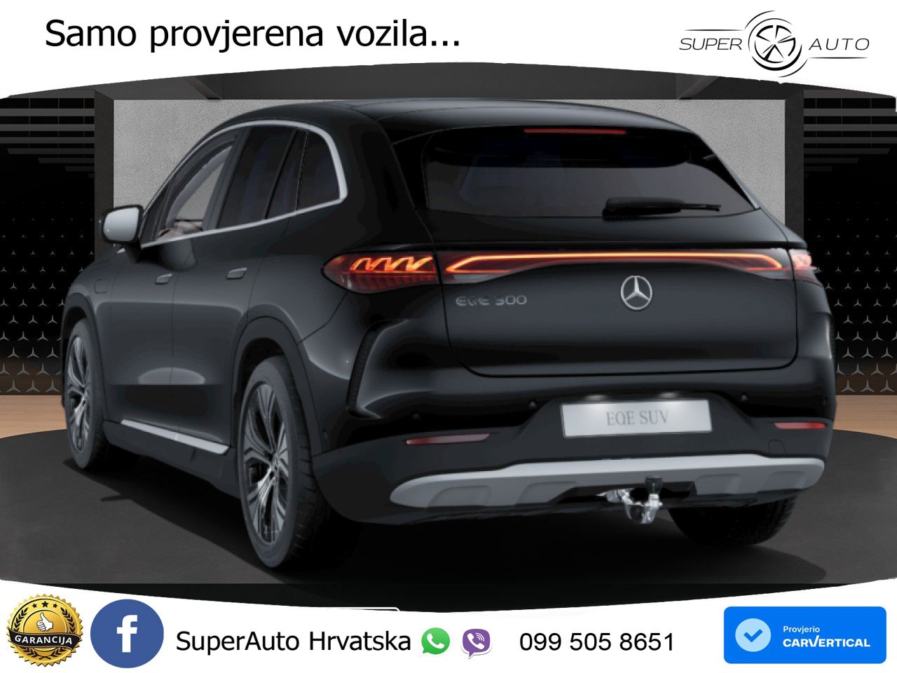 Mercedes EQE SUV 300 100 kWh (265 KS) LED+GR SJED+ACC