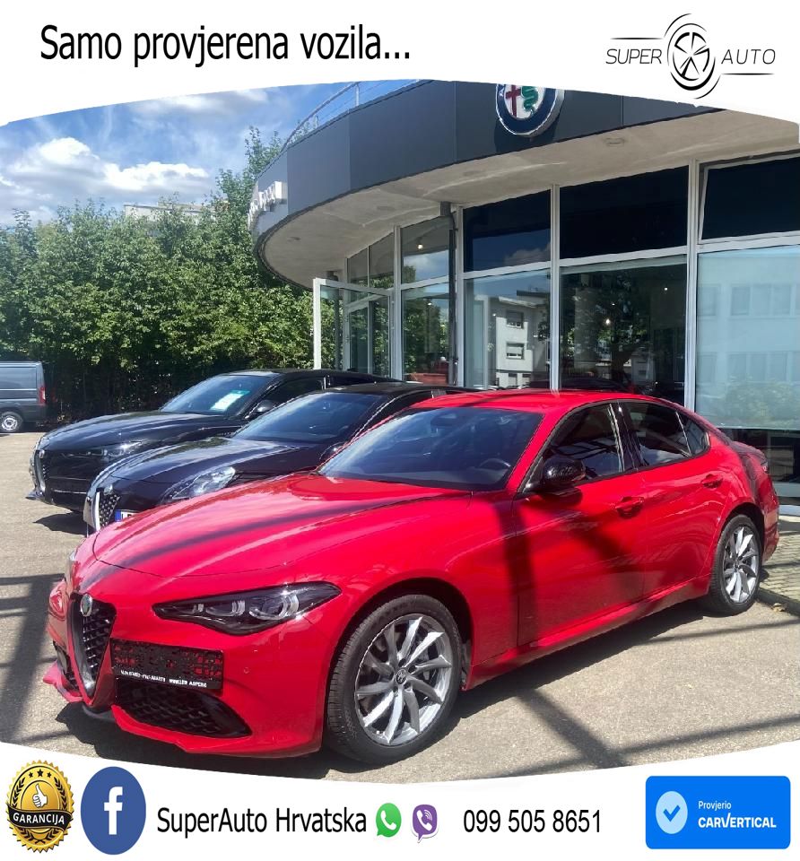 Alfa Romeo Giulia 2.0 Turbo (280 KS) Q4 Automatic LED+ACC