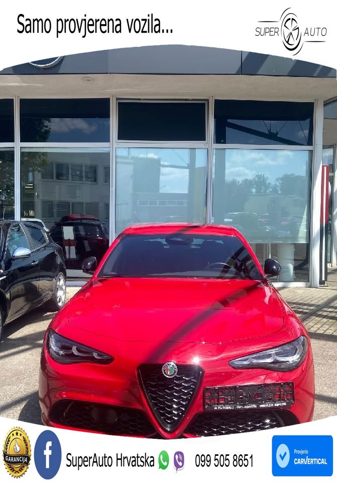 Alfa Romeo Giulia 2.0 Turbo (280 KS) Q4 Automatic LED+ACC