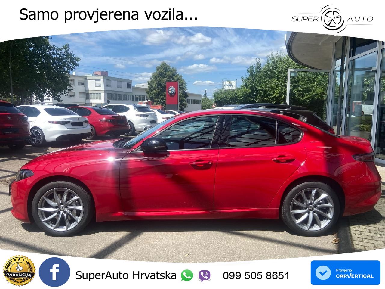 Alfa Romeo Giulia 2.0 Turbo (280 KS) Q4 Automatic LED+ACC