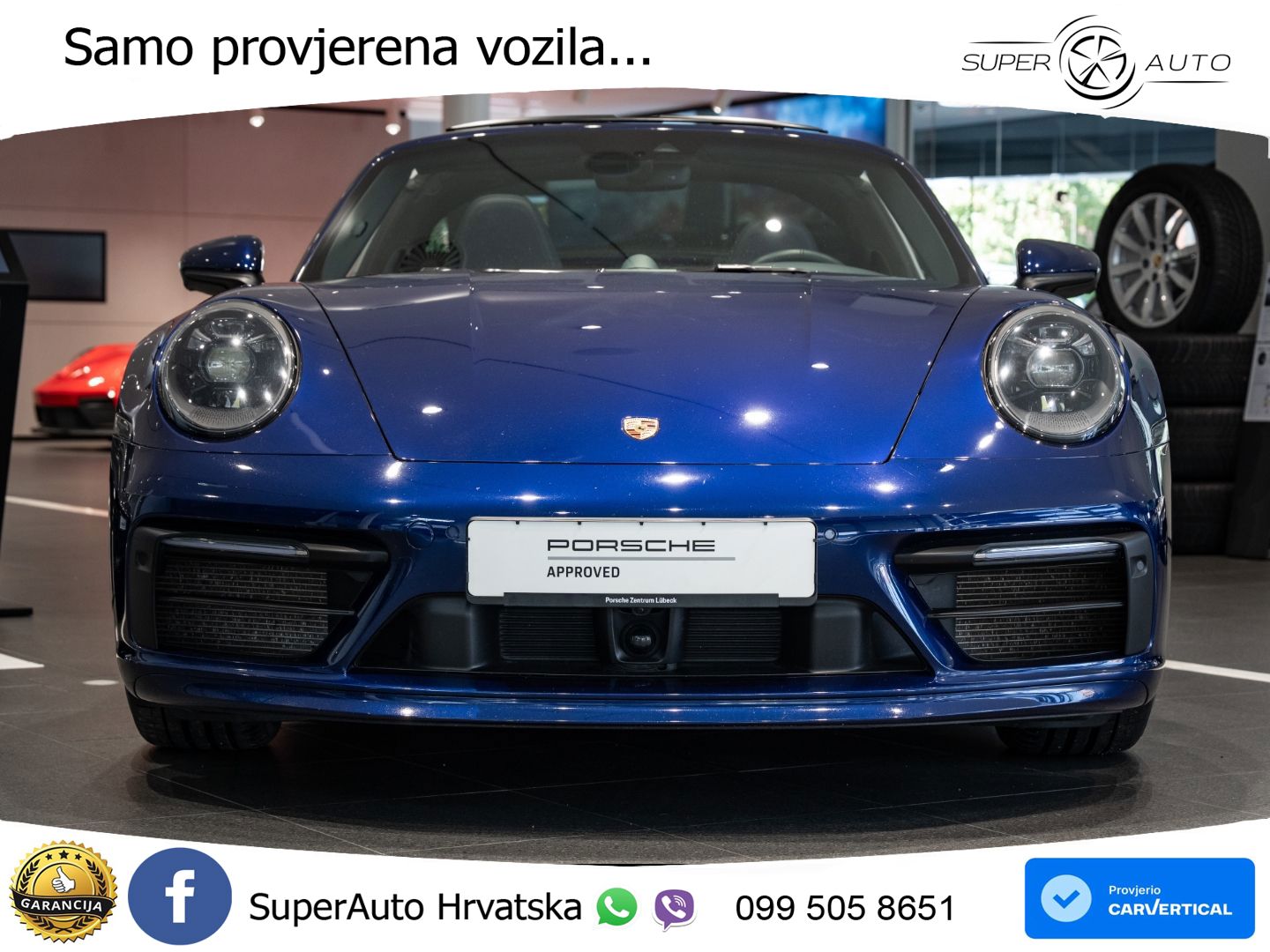 Porsche 911 Targa 4 3.0 (385 KS) PDK LED+GR SJED+ACC