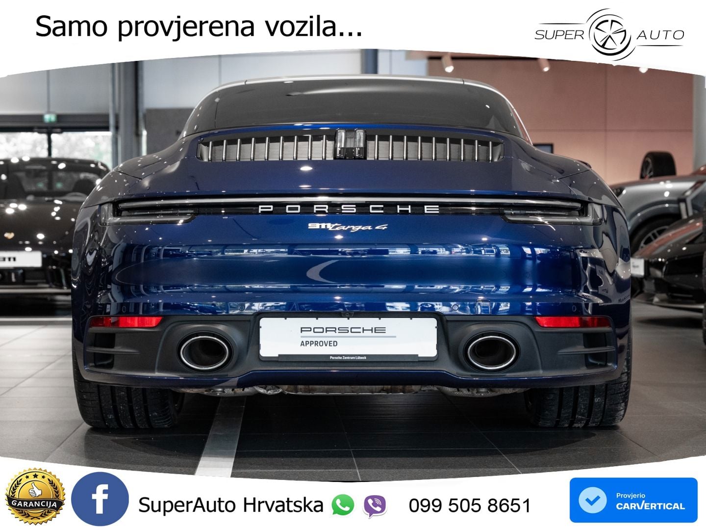 Porsche 911 Targa 4 3.0 (385 KS) PDK LED+GR SJED+ACC
