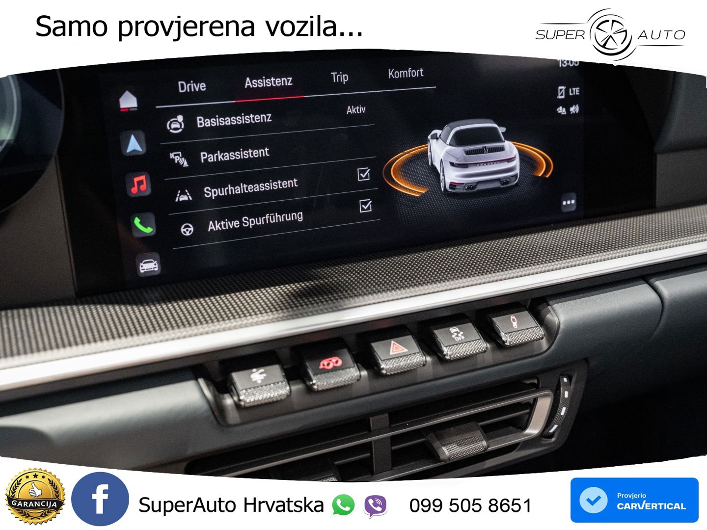 Porsche 911 Targa 4 3.0 (385 KS) PDK LED+GR SJED+ACC