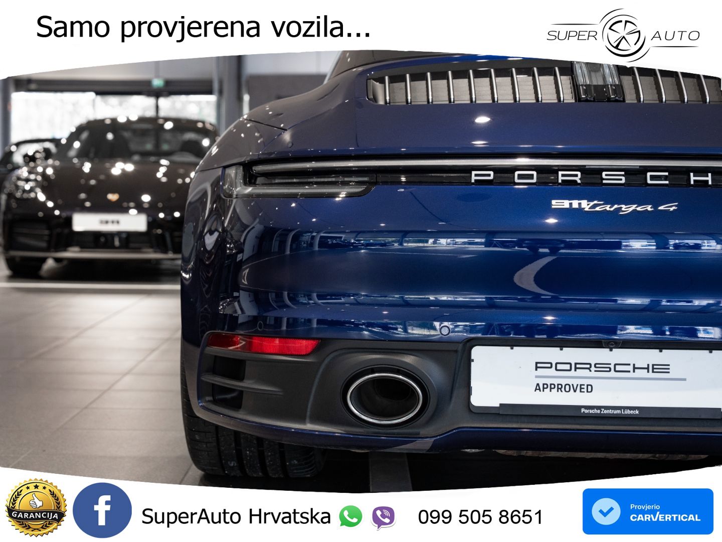 Porsche 911 Targa 4 3.0 (385 KS) PDK LED+GR SJED+ACC
