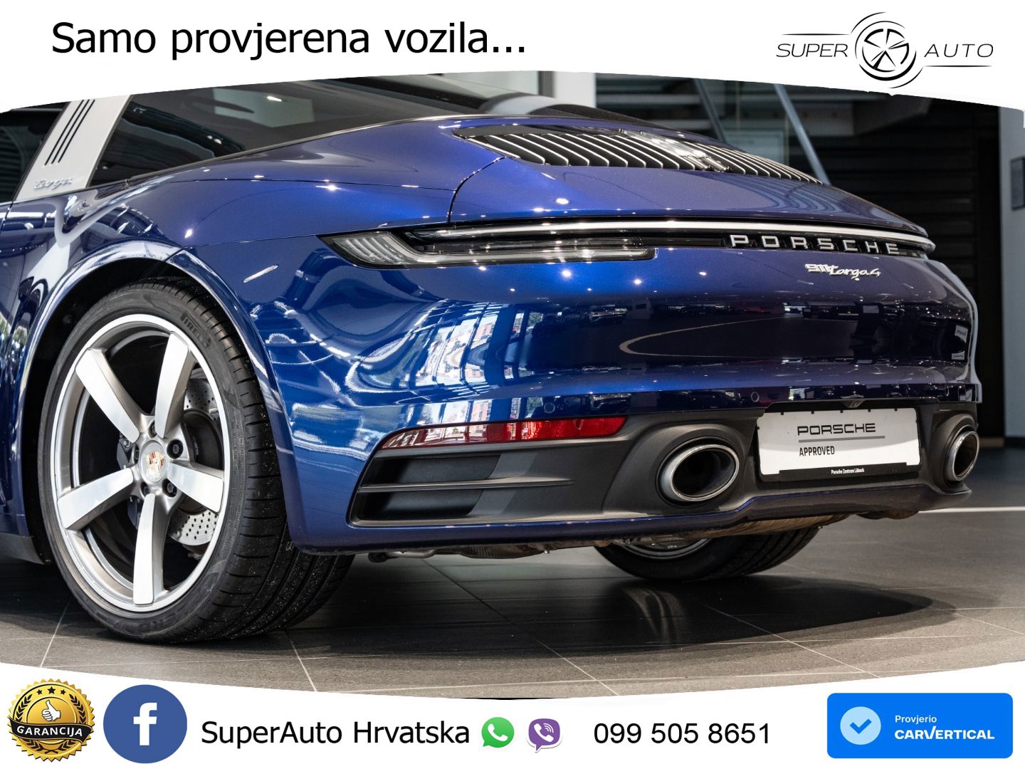 Porsche 911 Targa 4 3.0 (385 KS) PDK LED+GR SJED+ACC