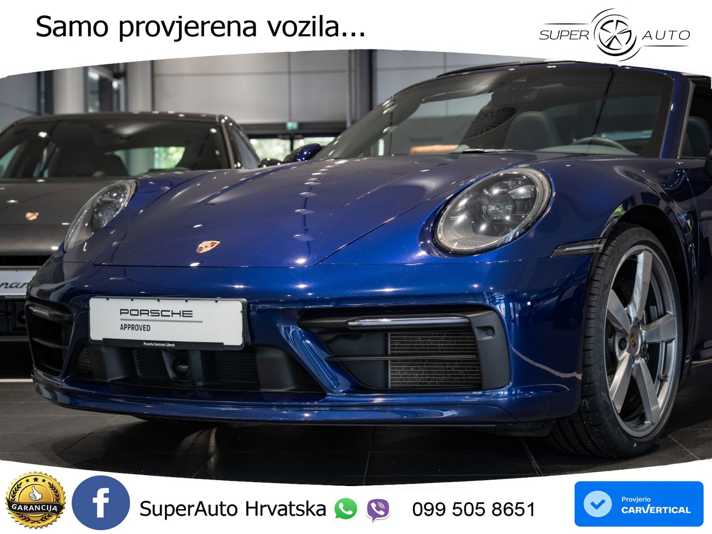 Porsche 911 Targa 4 3.0 (385 KS) PDK LED+GR SJED+ACC