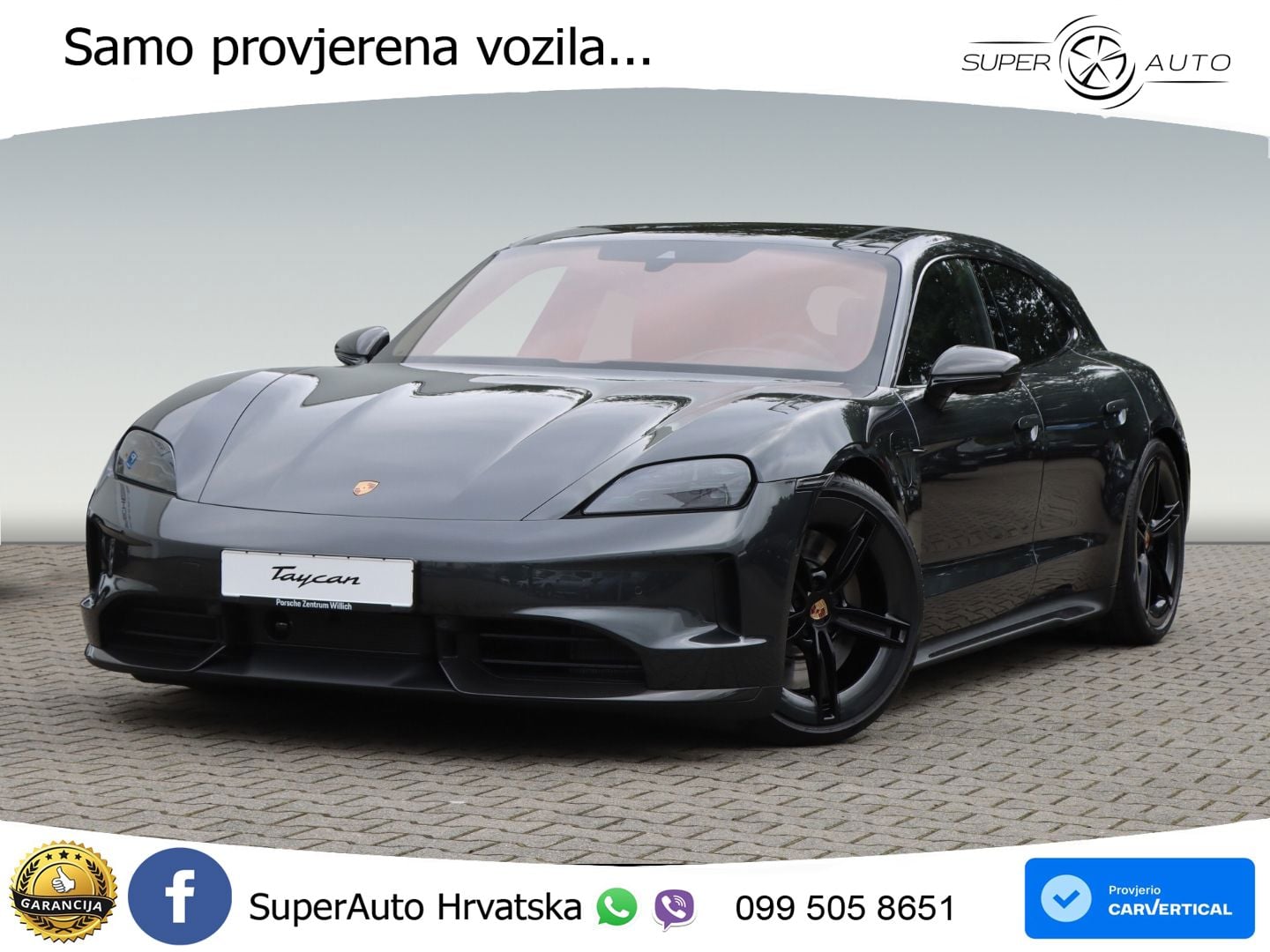 Porsche Taycan Sport Turismo 4S 105 kWh (598 KS)