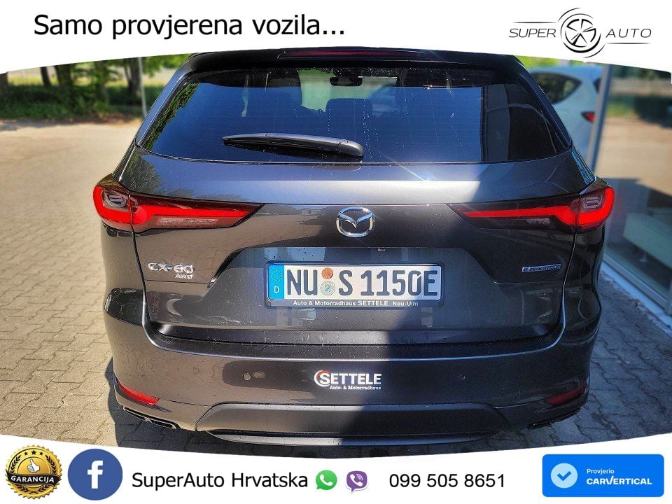 Mazda CX-60 2.5 e-Skyactiv (328 KS) AWD Automatic MATRIX+GR SJED+KAM
