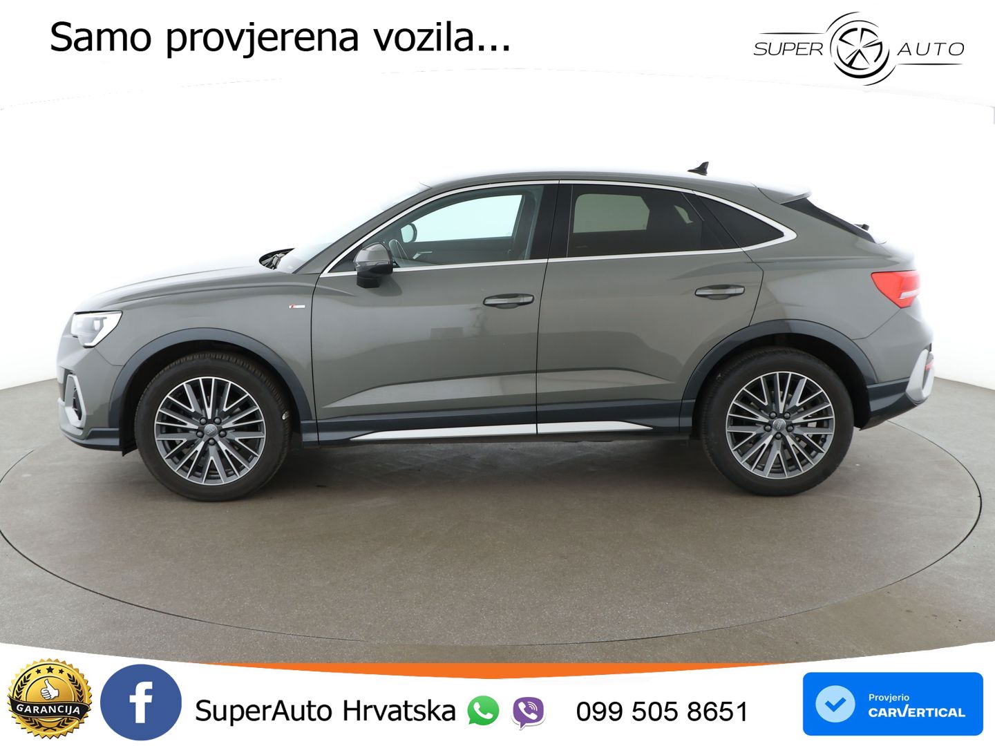 Audi Q3 II Sportback 35 TFSI (150 KS) S line LED+GR SJED+ACC