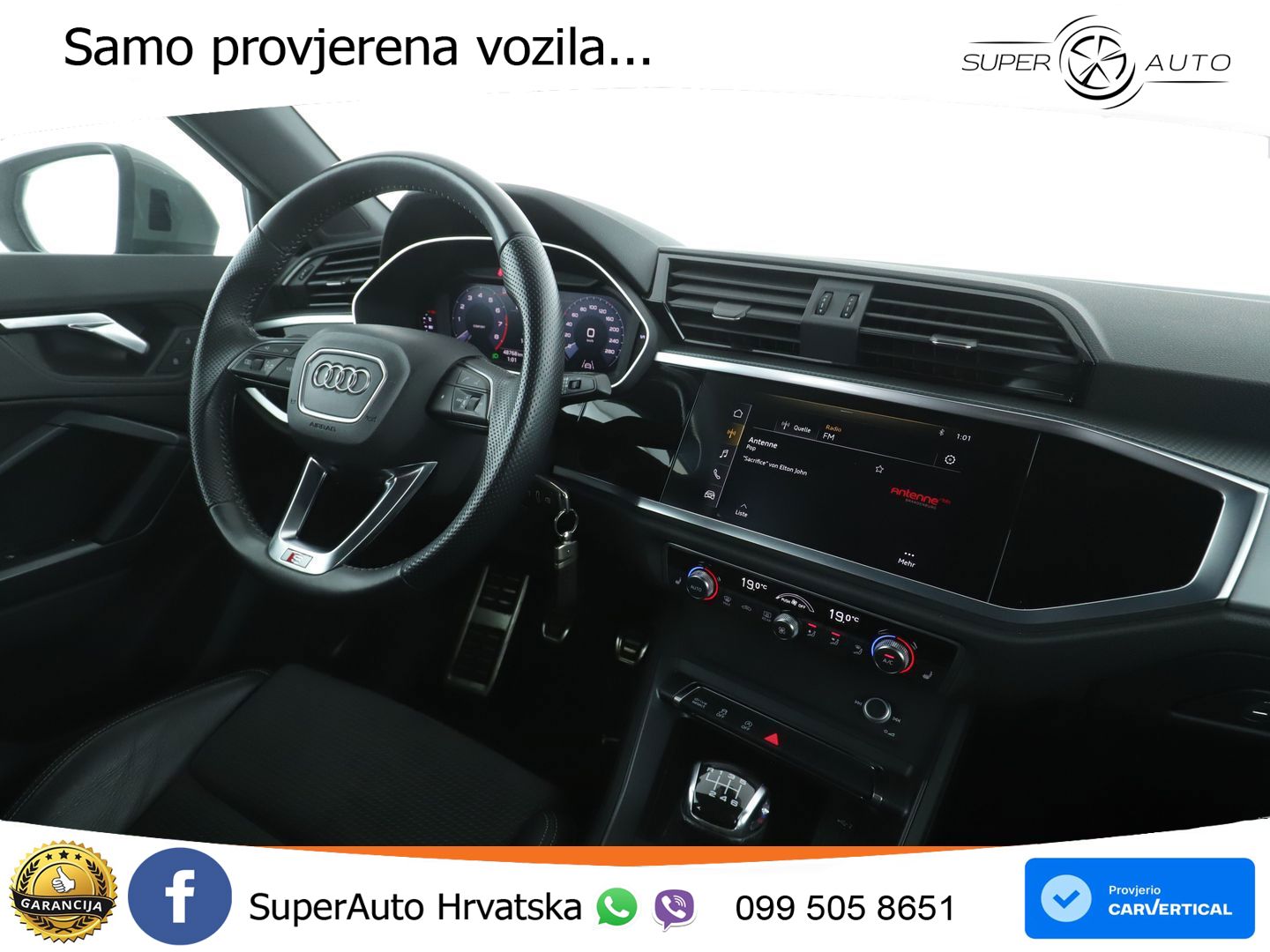 Audi Q3 II Sportback 35 TFSI (150 KS) S line LED+GR SJED+ACC