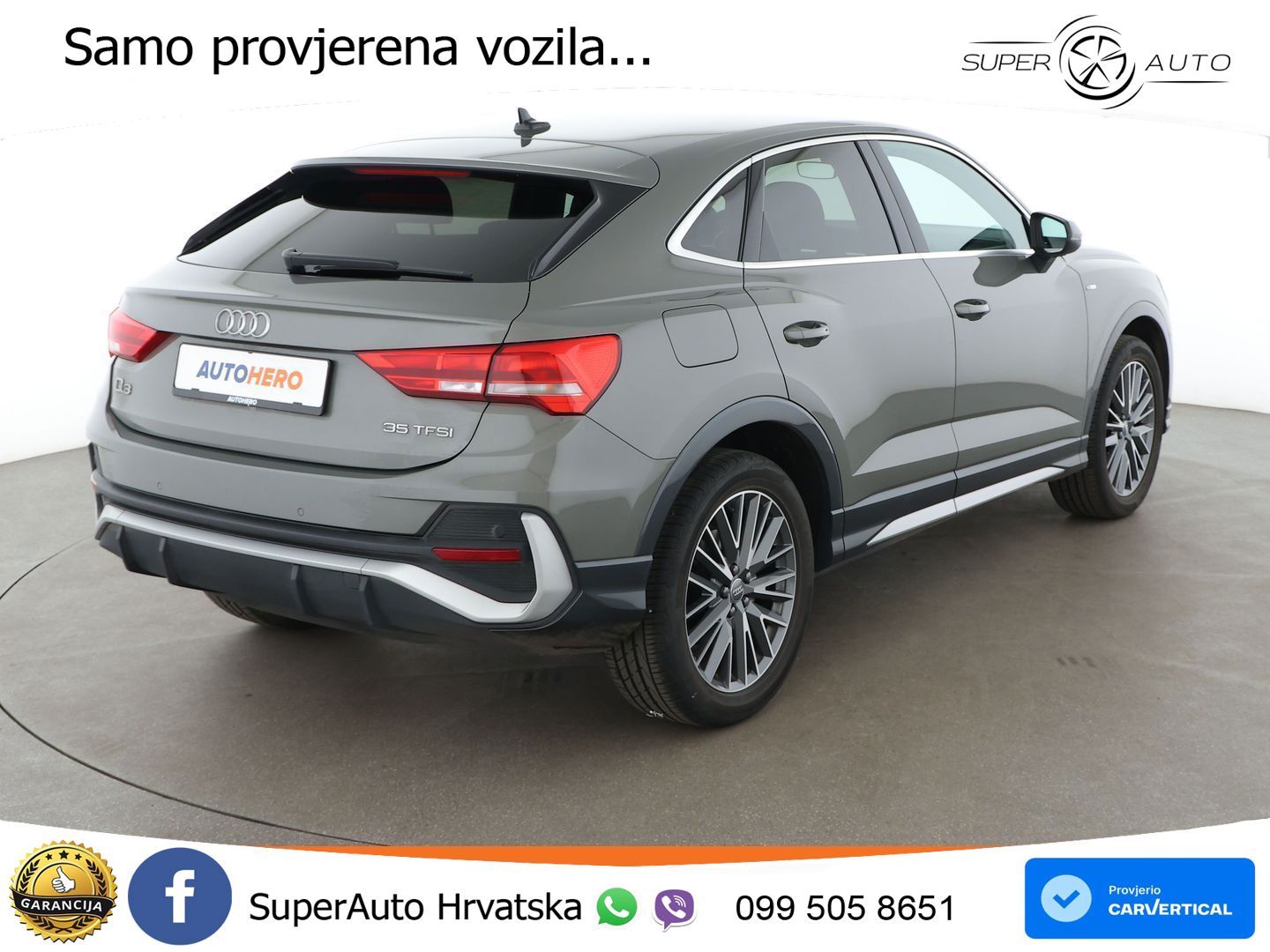 Audi Q3 II Sportback 35 TFSI (150 KS) S line LED+GR SJED+ACC