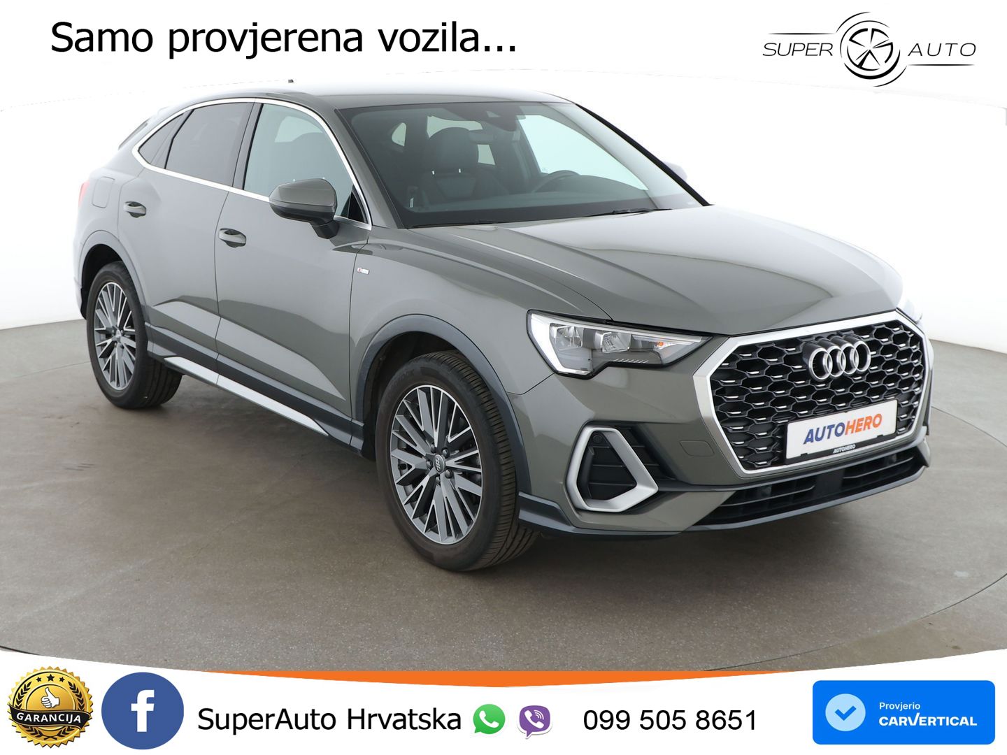 Audi Q3 II Sportback 35 TFSI (150 KS) S line LED+GR SJED+ACC