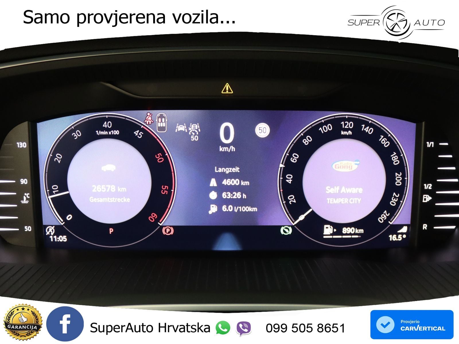 Škoda Octavia Combi 2.0 TDI (150 KS) DSG LED+GR SJED+ACC