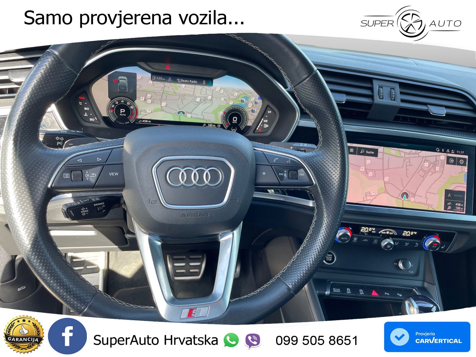 Audi Q3 II Sportback 40 TFSI (190 KS) quattro S tronic S line LED+GR SJED+ACC