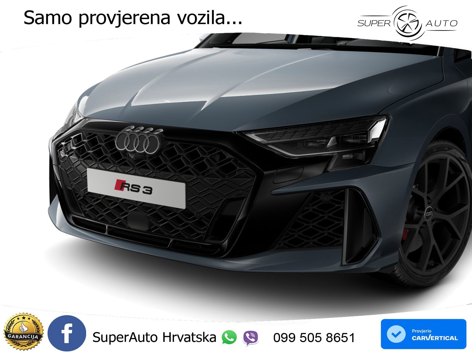 Audi RS3 Sportback 2.5 TFSI (400 KS) quattro S tronic LED+GR SJED+ACC