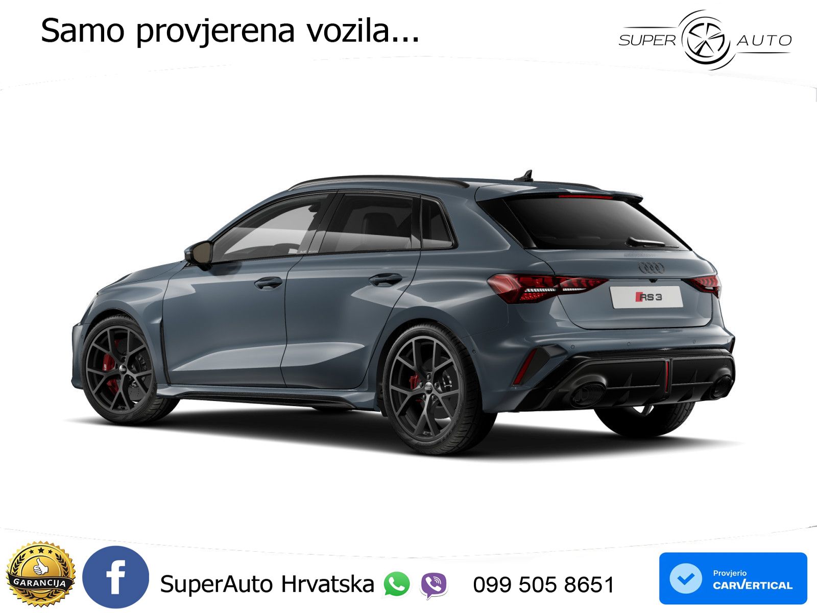 Audi RS3 Sportback 2.5 TFSI (400 KS) quattro S tronic LED+GR SJED+ACC