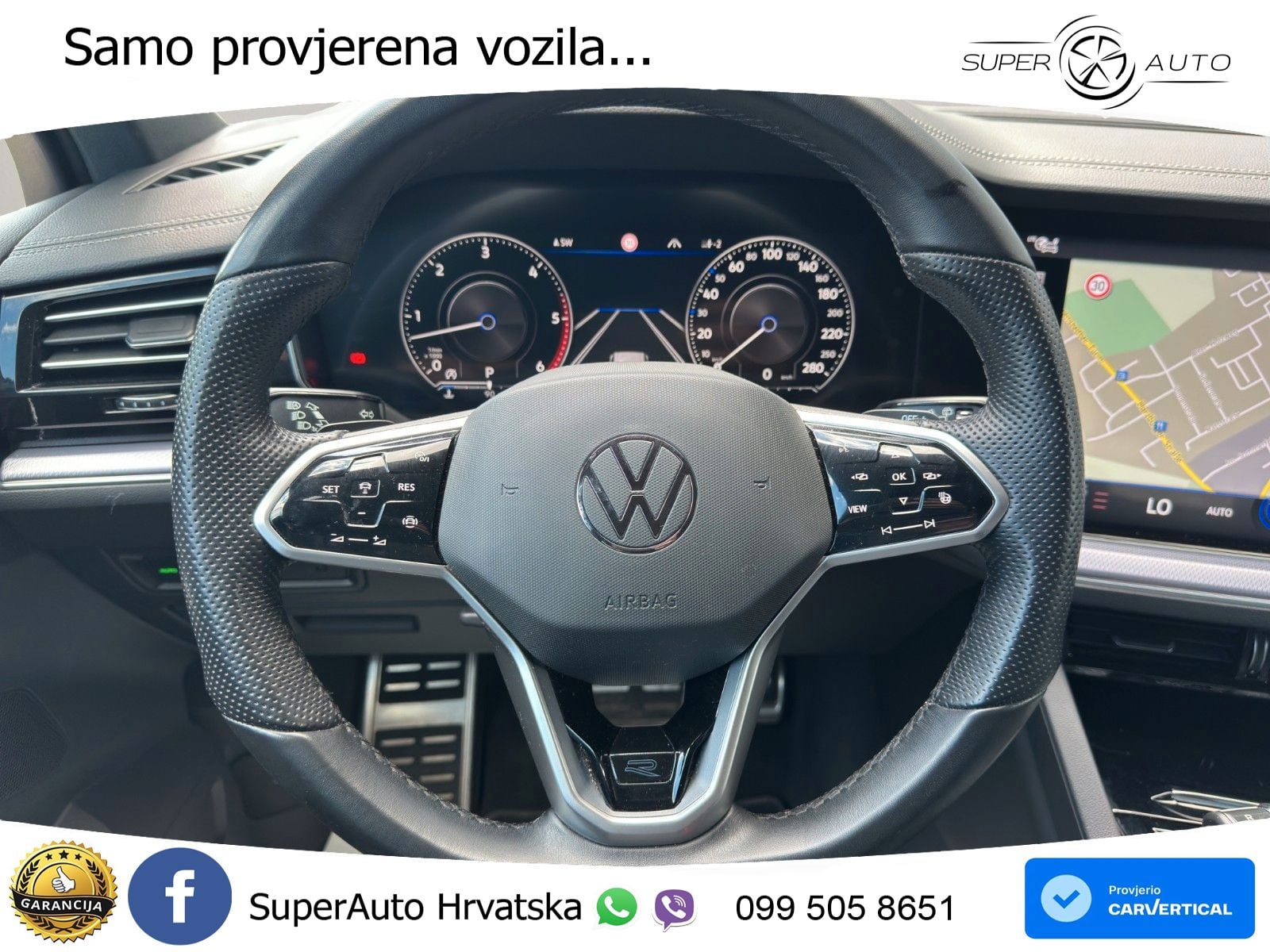 Volkswagen Touareg 3.0 V6 TDI (231 KS) 4MOTION Tiptronic R-Line ZRAČNI+ACC+GR SJED+KAM