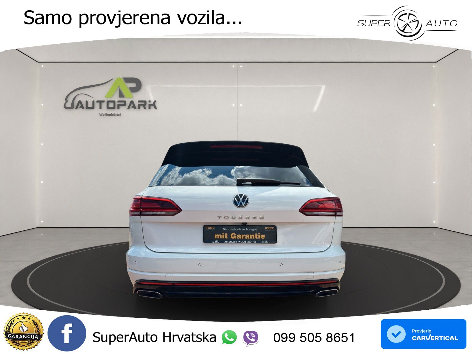 Volkswagen Touareg 3.0 V6 TDI (231 KS) 4MOTION Tiptronic R-Line ZRAČNI+ACC+GR SJED+KAM