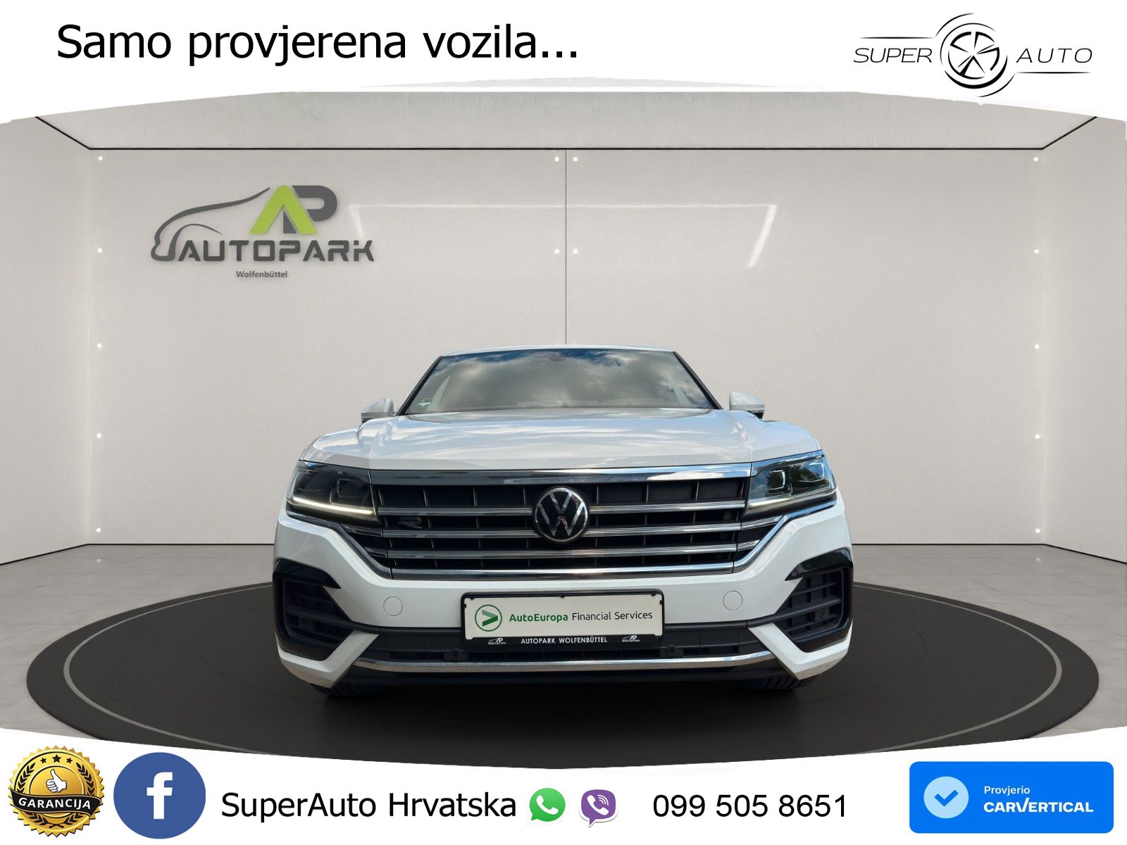 Volkswagen Touareg 3.0 V6 TDI (231 KS) 4MOTION Tiptronic R-Line ZRAČNI+ACC+GR SJED+KAM