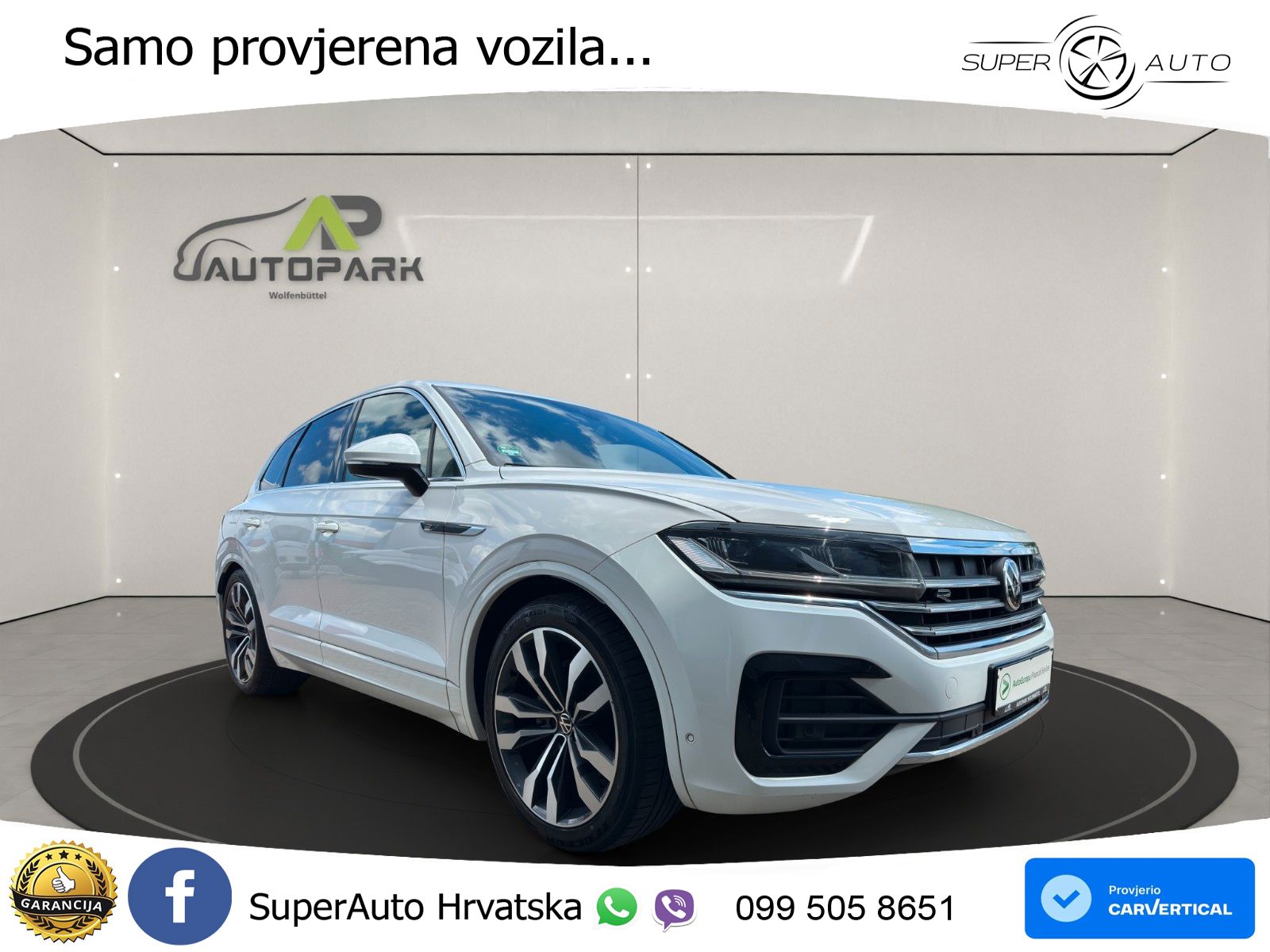 Volkswagen Touareg 3.0 V6 TDI (231 KS) 4MOTION Tiptronic R-Line ZRAČNI+ACC+GR SJED+KAM