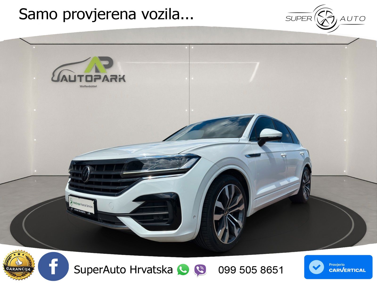 Volkswagen Touareg 3.0 V6 TDI (231 KS) 4MOTION Tiptronic R-Line ZRAČNI+ACC+GR SJED+KAM
