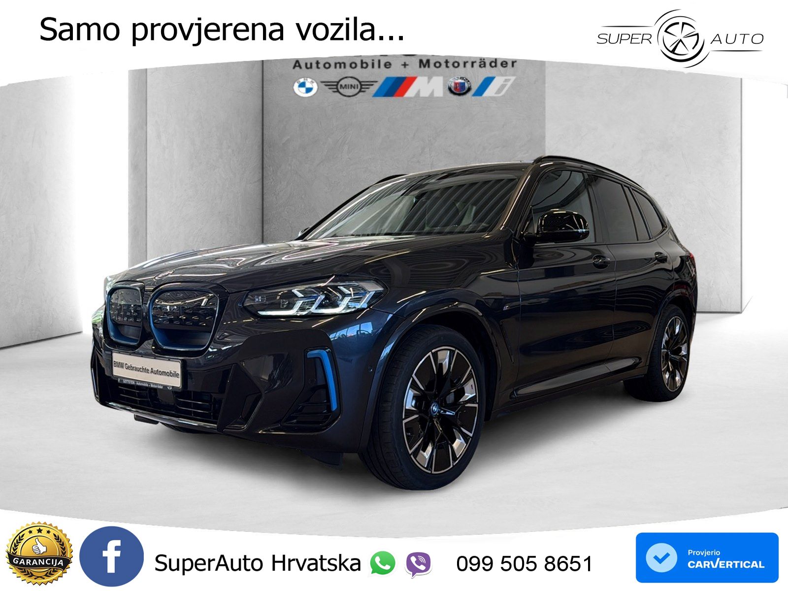 BMW iX3 80 kWh (286 KS)