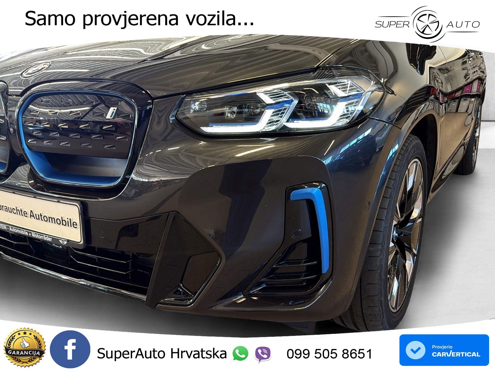 BMW iX3 80 kWh (286 KS)