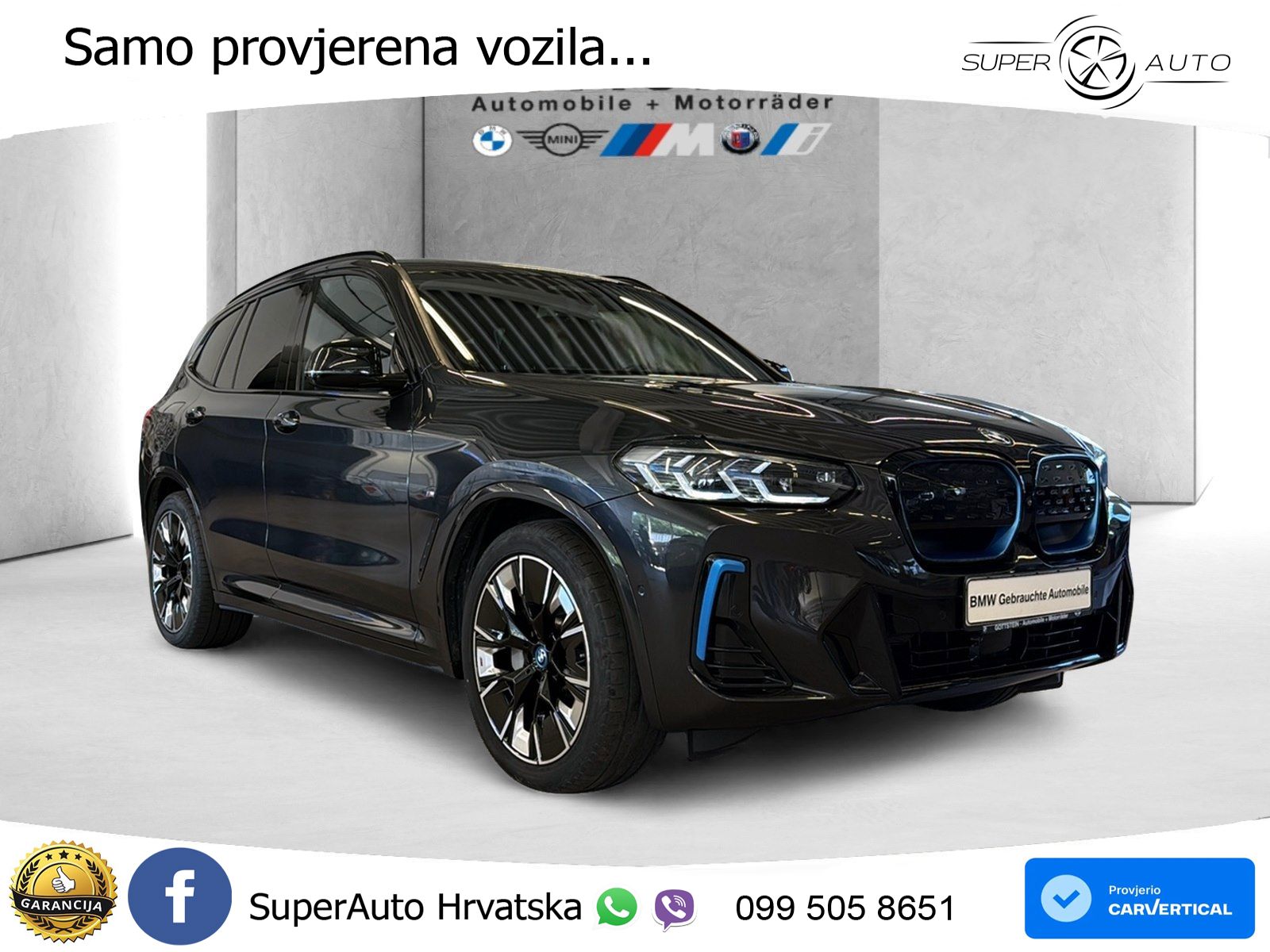 BMW iX3 80 kWh (286 KS)