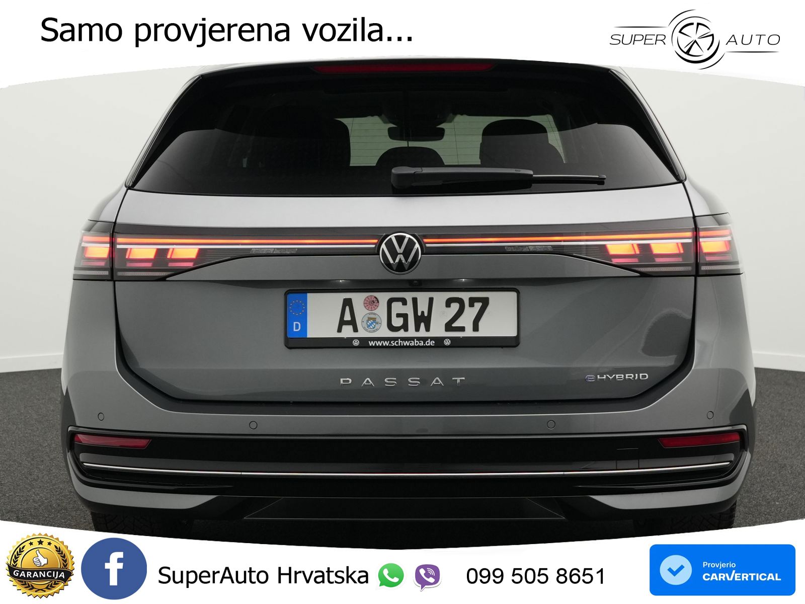 Volkswagen Passat Variant 1.5 TSI (204 KS) eHybrid DSG Elegance MATRIX+GR SJED+KAM