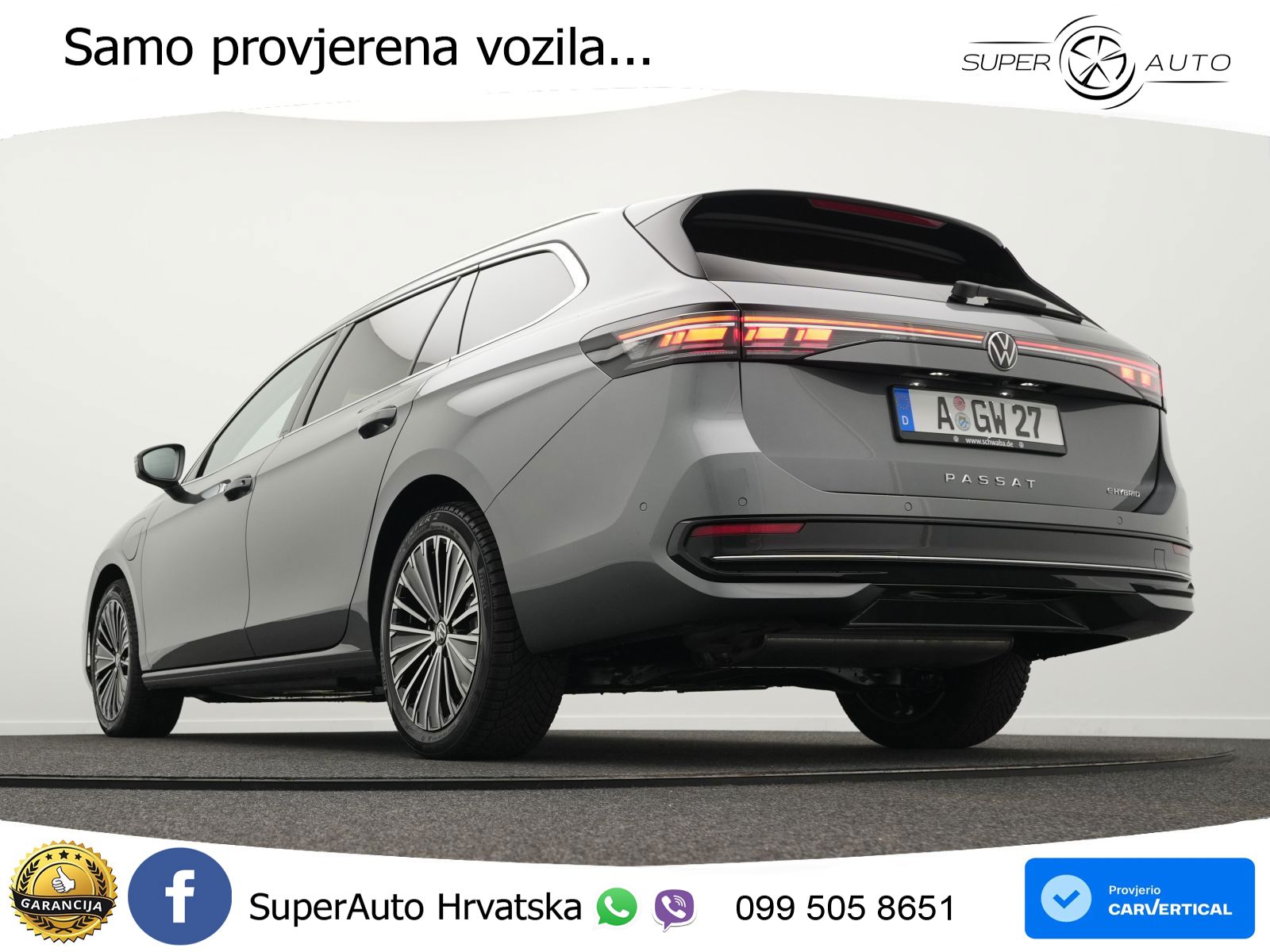Volkswagen Passat Variant 1.5 TSI (204 KS) eHybrid DSG Elegance MATRIX+GR SJED+KAM