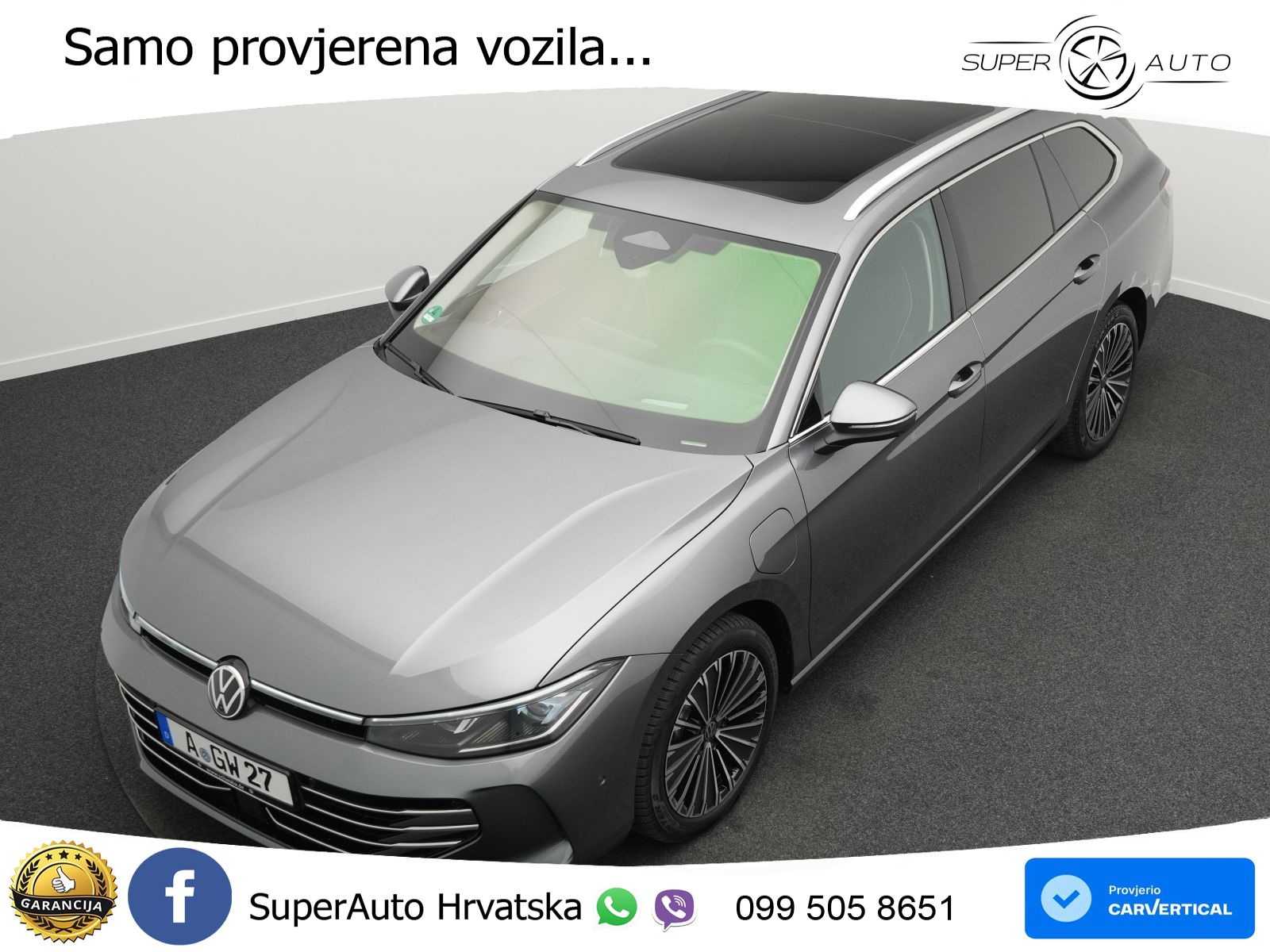 Volkswagen Passat Variant 1.5 TSI (204 KS) eHybrid DSG Elegance MATRIX+GR SJED+KAM