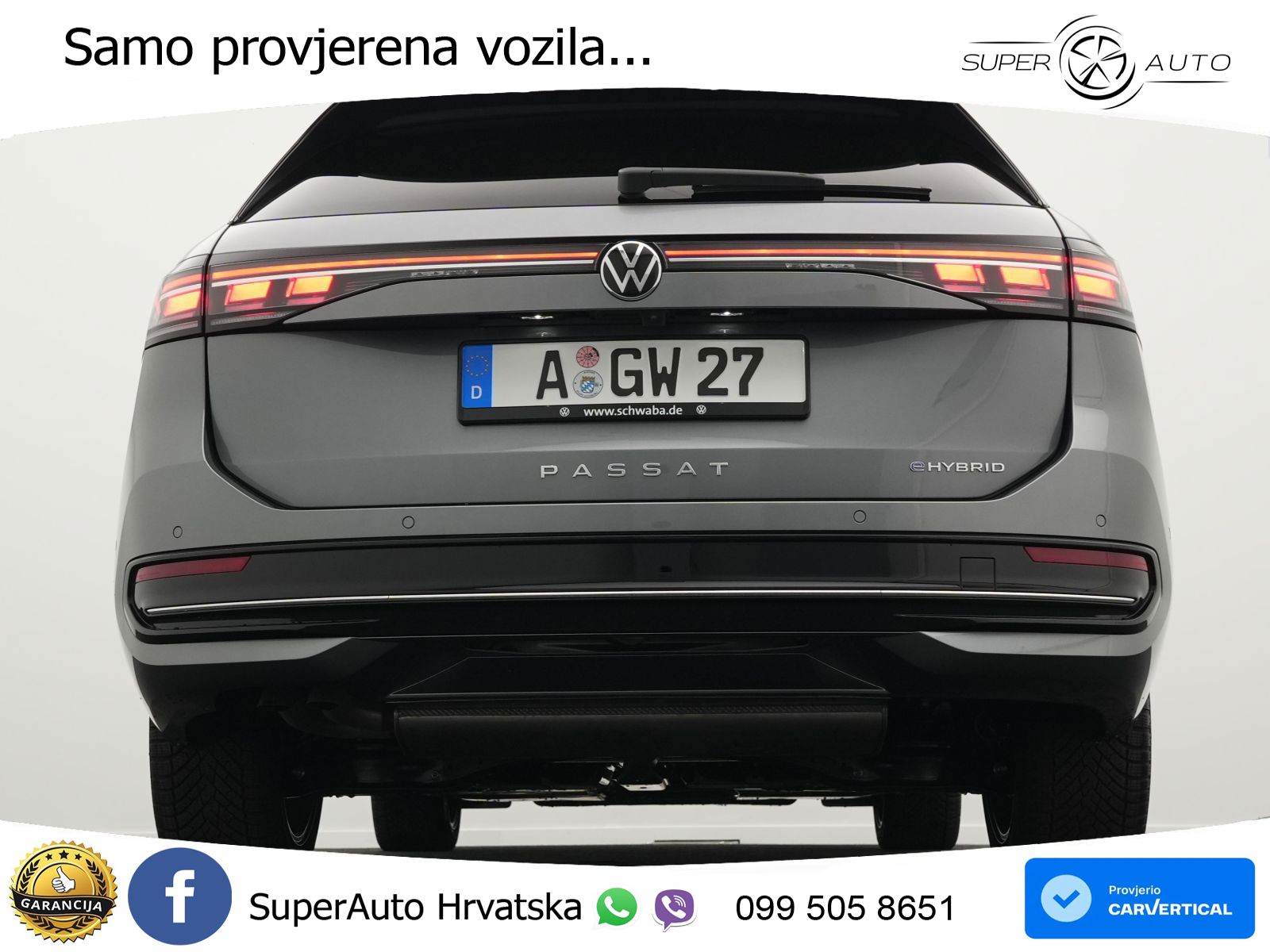 Volkswagen Passat Variant 1.5 TSI (204 KS) eHybrid DSG Elegance MATRIX+GR SJED+KAM