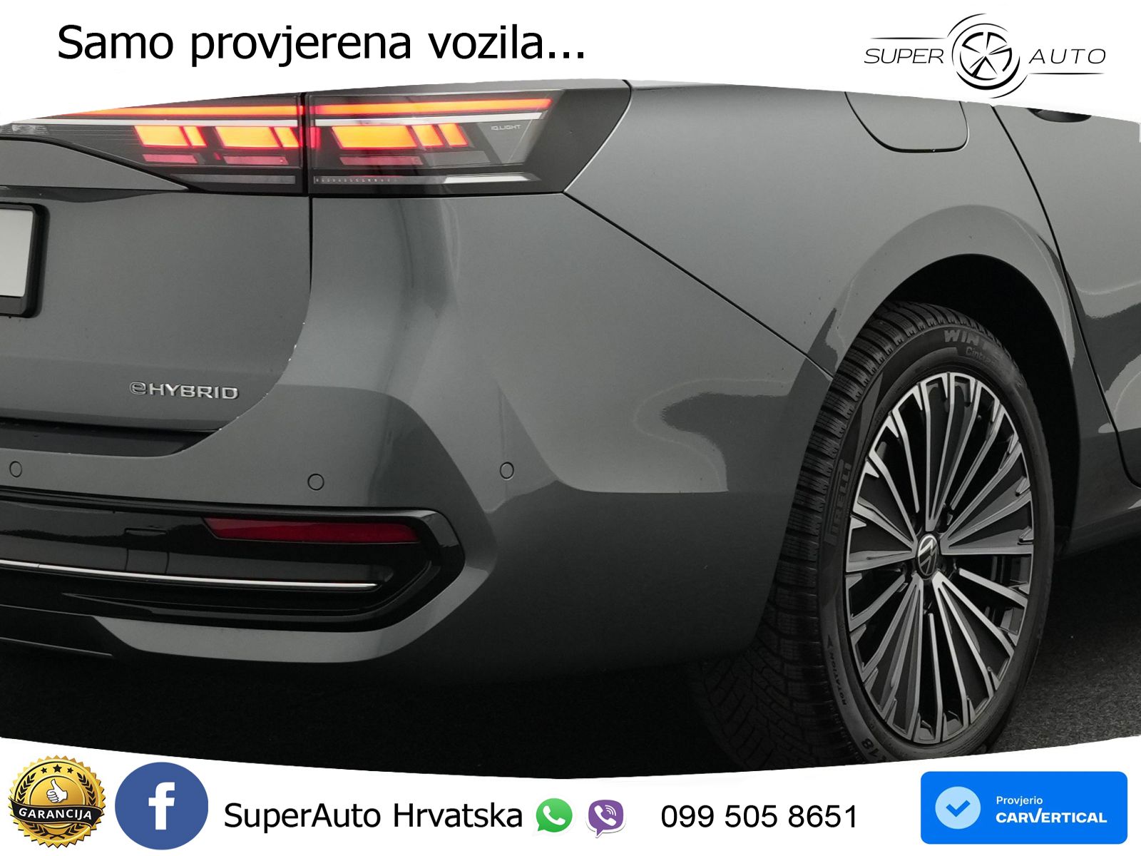 Volkswagen Passat Variant 1.5 TSI (204 KS) eHybrid DSG Elegance MATRIX+GR SJED+KAM