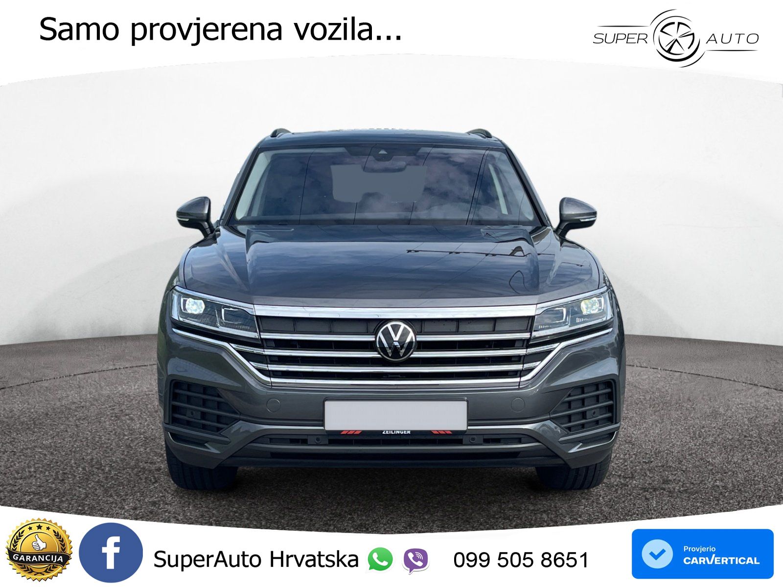Volkswagen Touareg 3.0 V6 TDI (286 KS) 4MOTION Tiptronic ZRAČNI+ACC+GR SJED+KAM+PANO