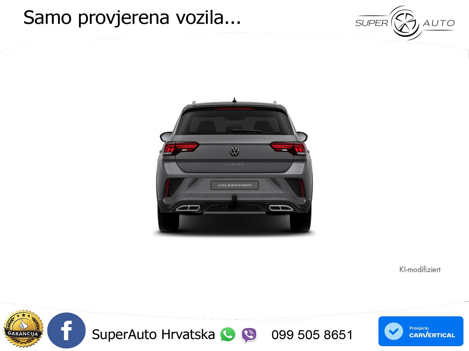Volkswagen T-Roc 1.5 TSI (150 KS) DSG R-Line LED+GR SJED+ACC