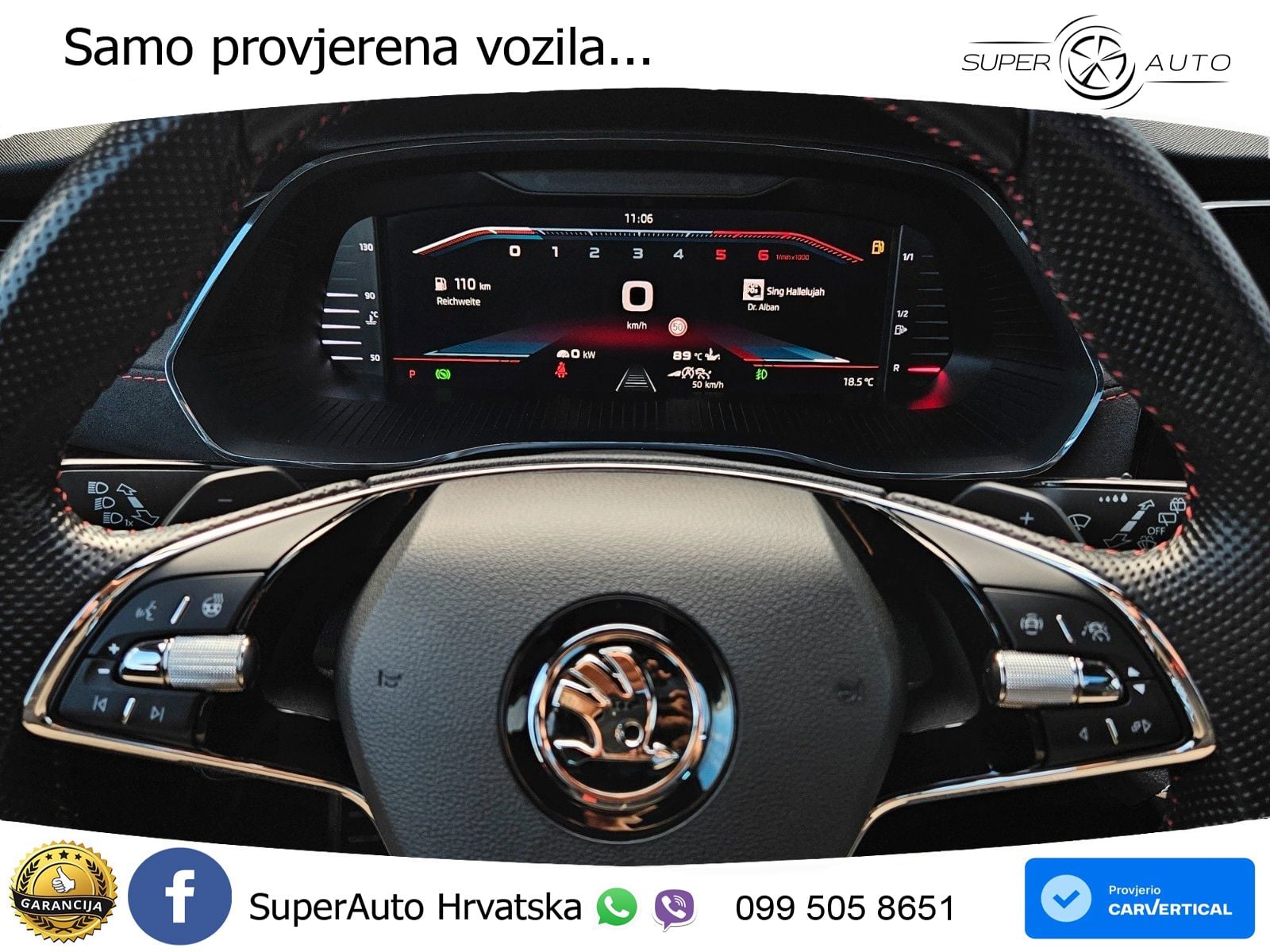 Škoda Octavia Combi RS 2.0 TDI (200 KS) 4x4 DSG LED+GR SJED+ACC