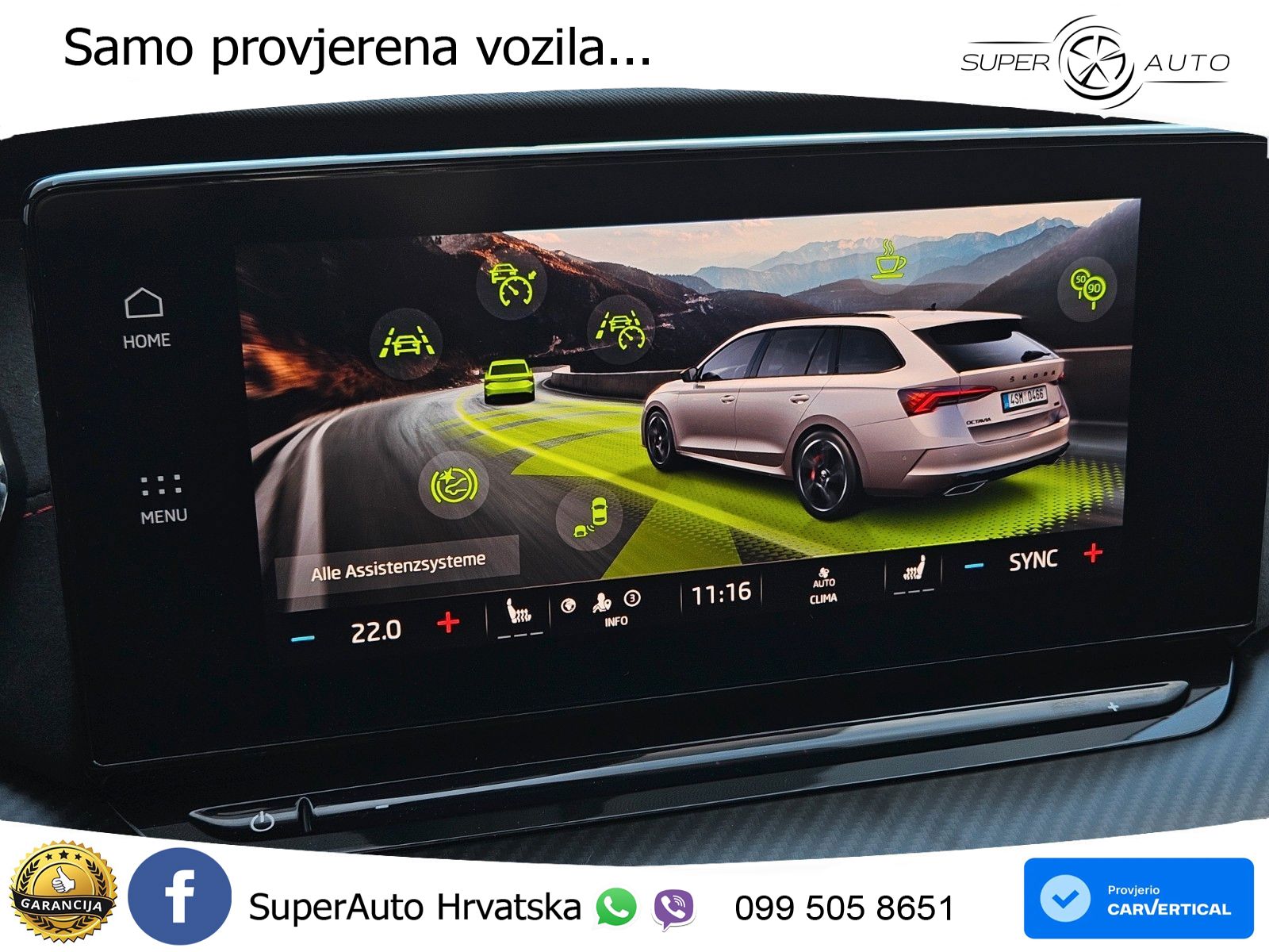 Škoda Octavia Combi RS 2.0 TDI (200 KS) 4x4 DSG LED+GR SJED+ACC