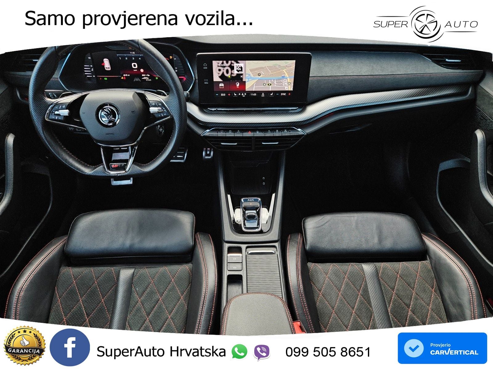 Škoda Octavia Combi RS 2.0 TDI (200 KS) 4x4 DSG LED+GR SJED+ACC