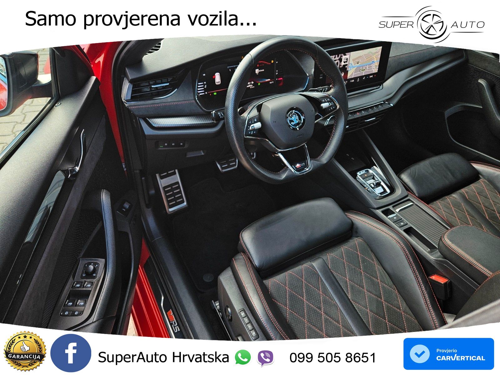 Škoda Octavia Combi RS 2.0 TDI (200 KS) 4x4 DSG LED+GR SJED+ACC